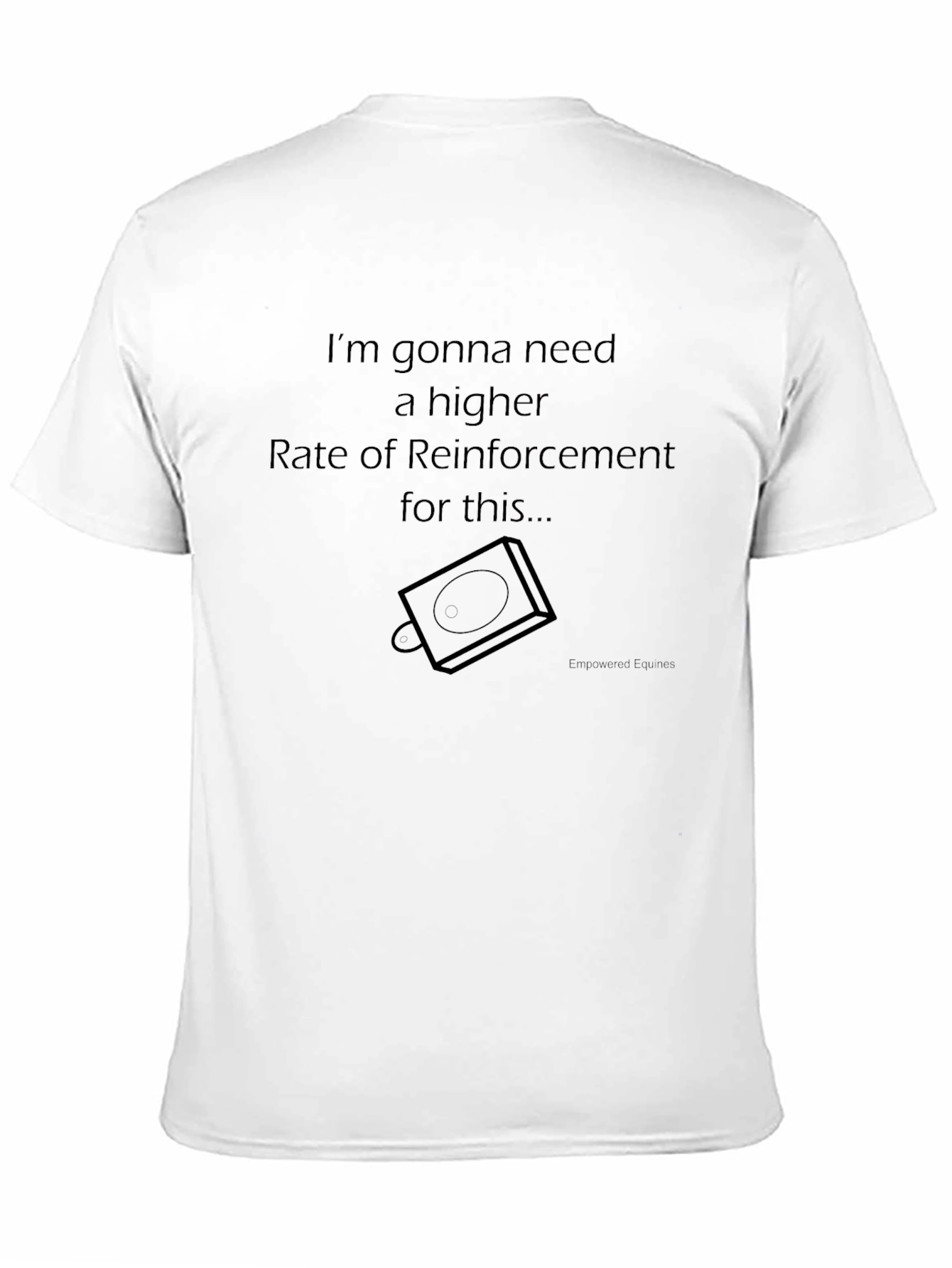 Black Higher Reinforcement Funny Graphic T-Shirt view 11