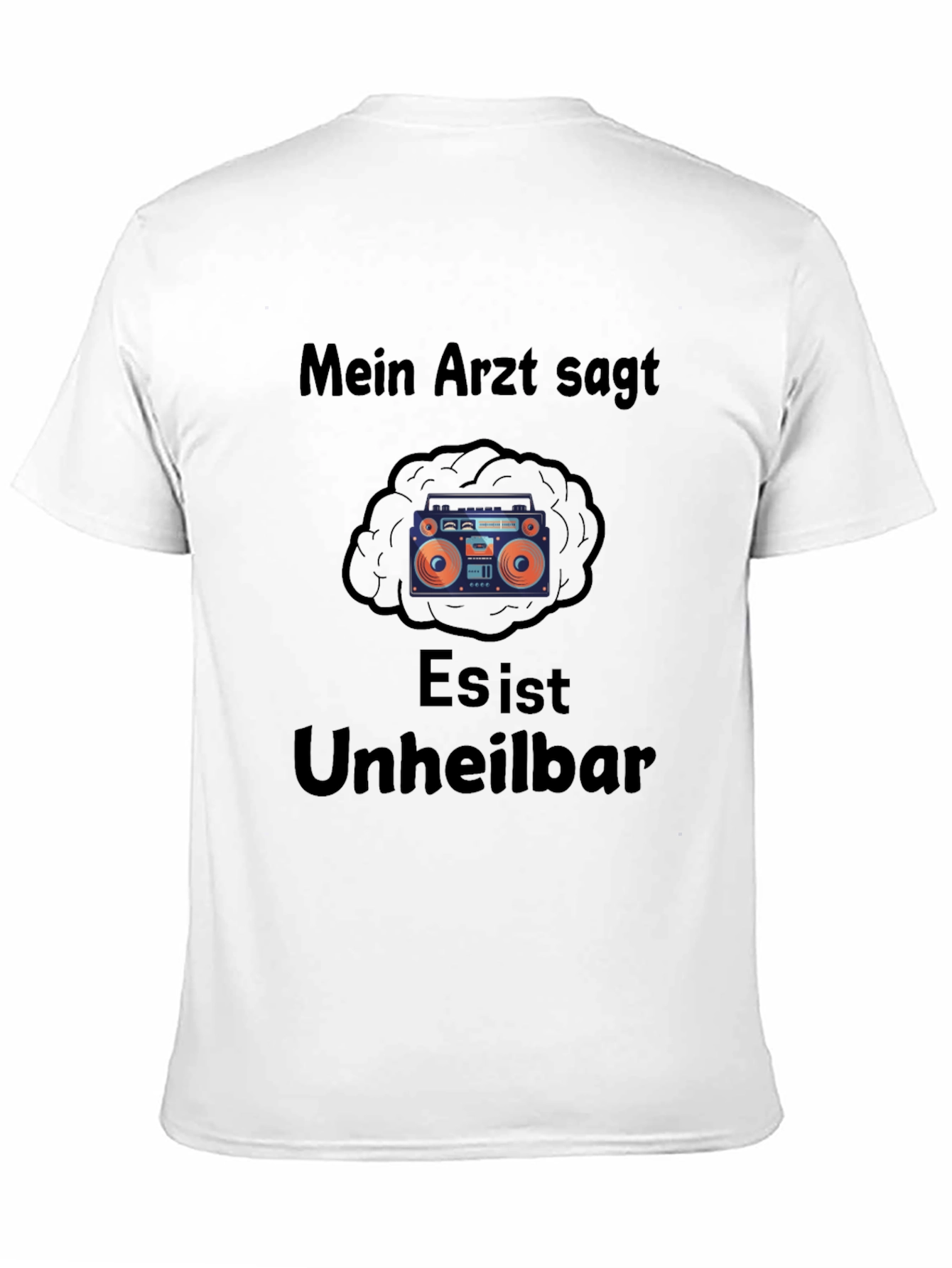 Black My Doctor Says it's Incurable T-Shirt view 11