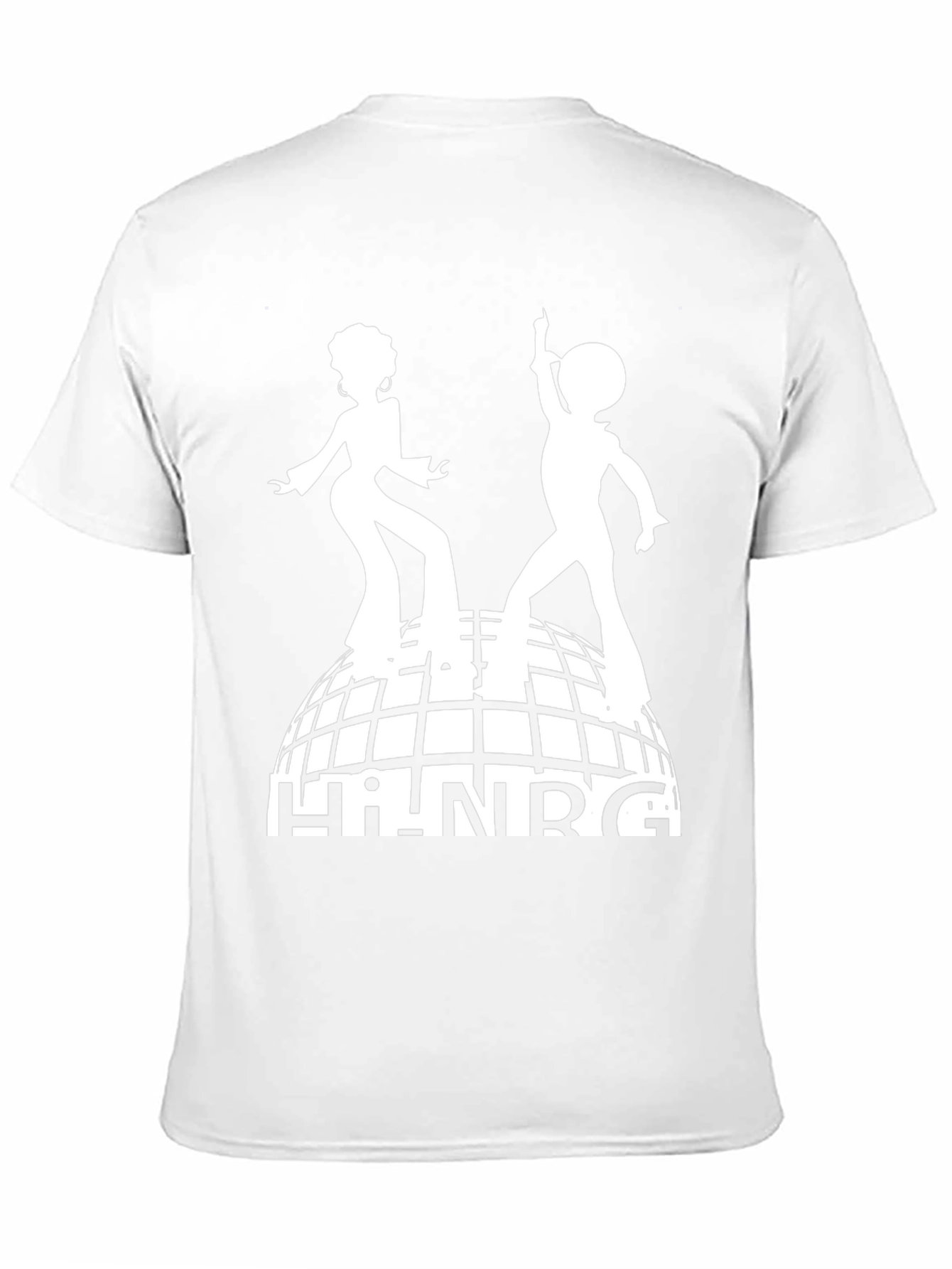 Black Retro Disco T-Shirt - Hi NRG Dance Tee view 11