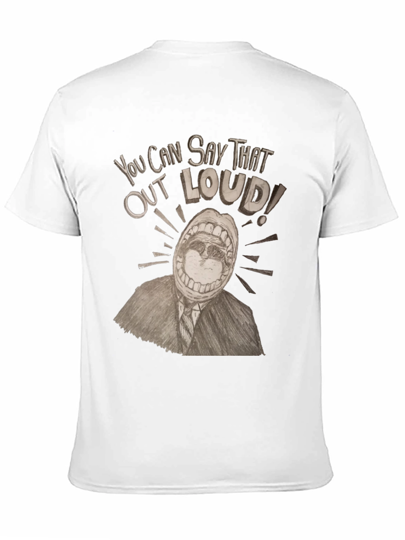 Black Say That Out Loud Graphic Tee view 11