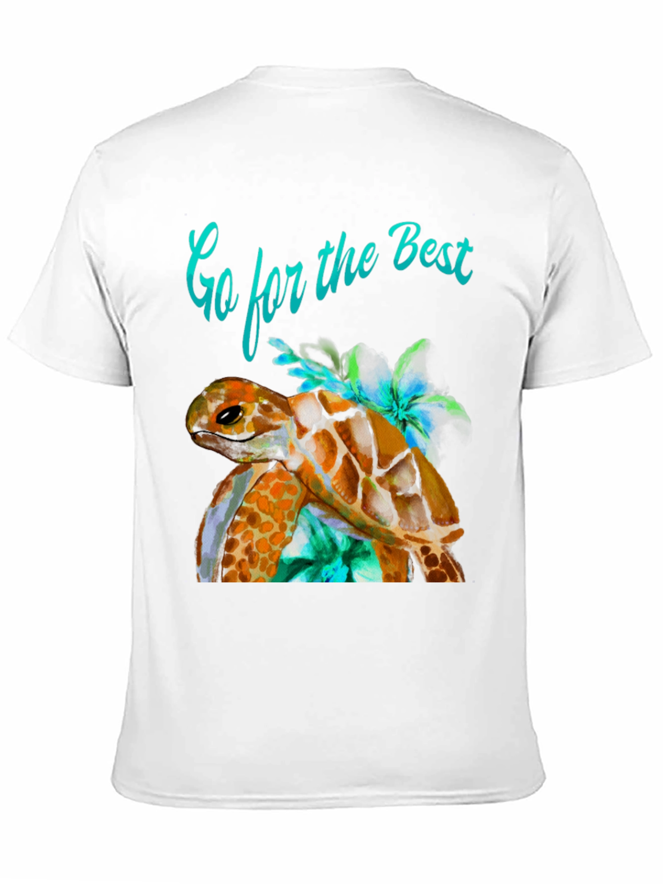 Black Turtle Graphic Tee - Go for the Best! view 11