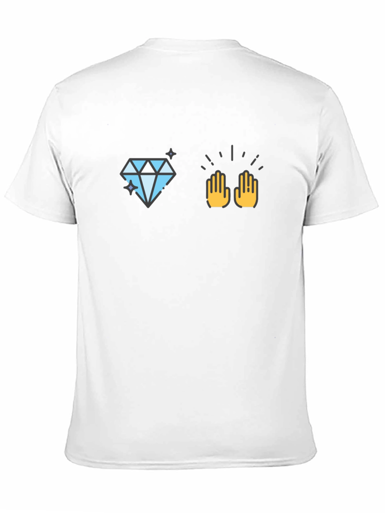 Black Diamond Hands Black T-Shirt - Premium Graphic Tee view 11