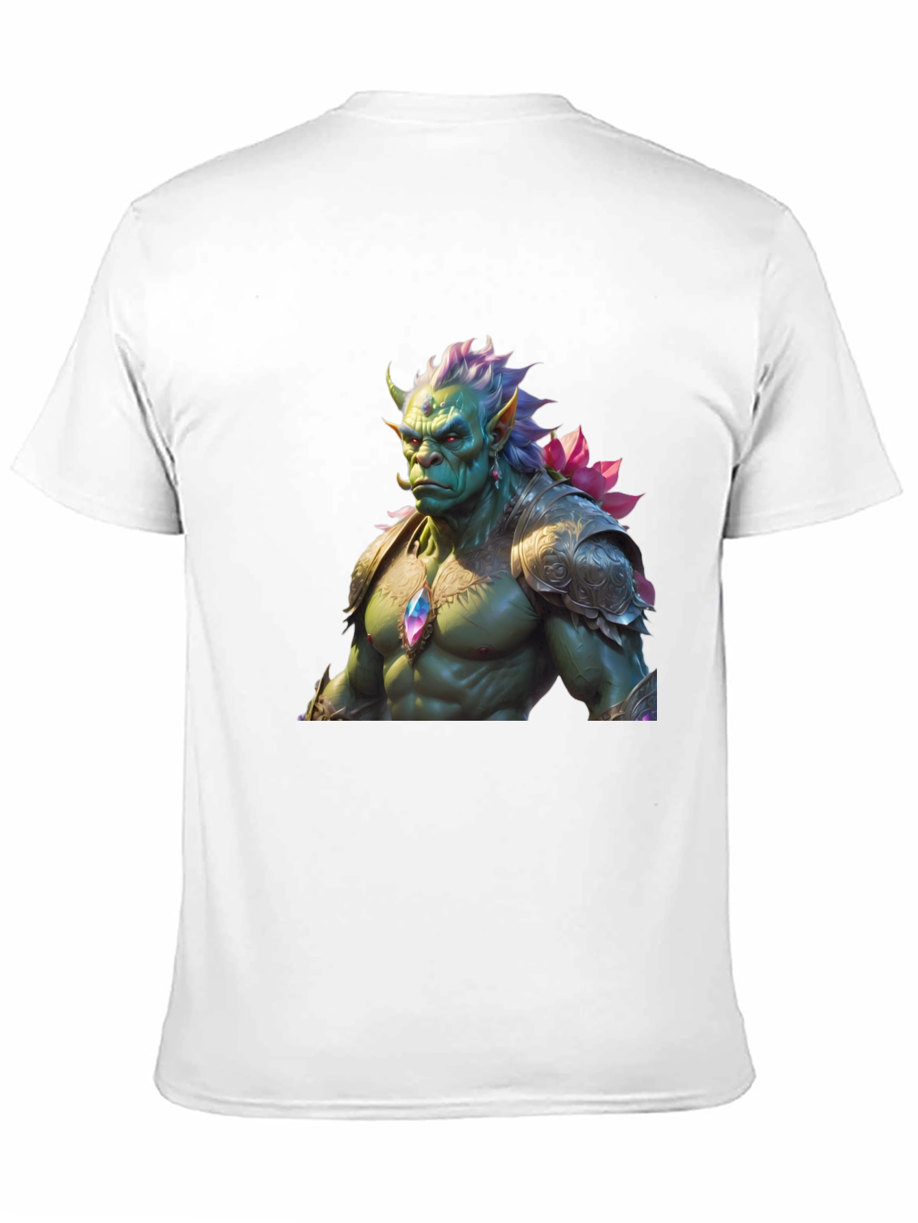 Black Fantasy Creature Graphic Tee - Unique Design view 11