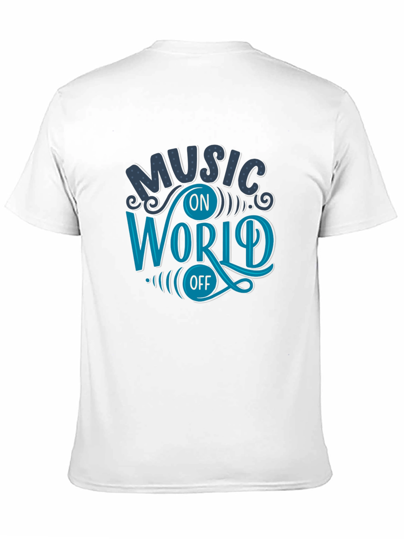 Black Music On World Off Graphic T-Shirt view 11