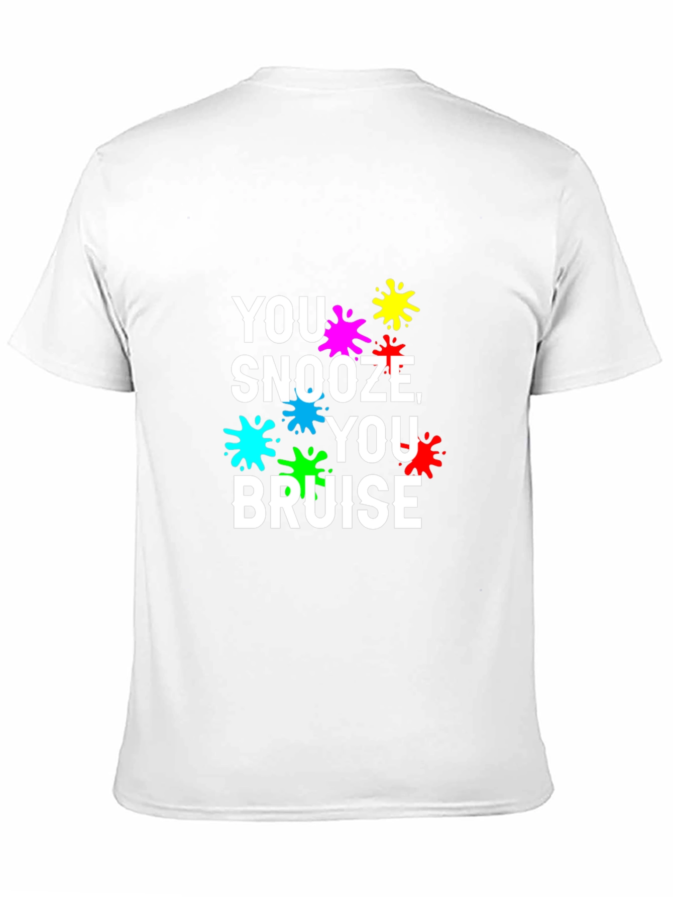 Black You Snooze You Bruise T-Shirt view 11