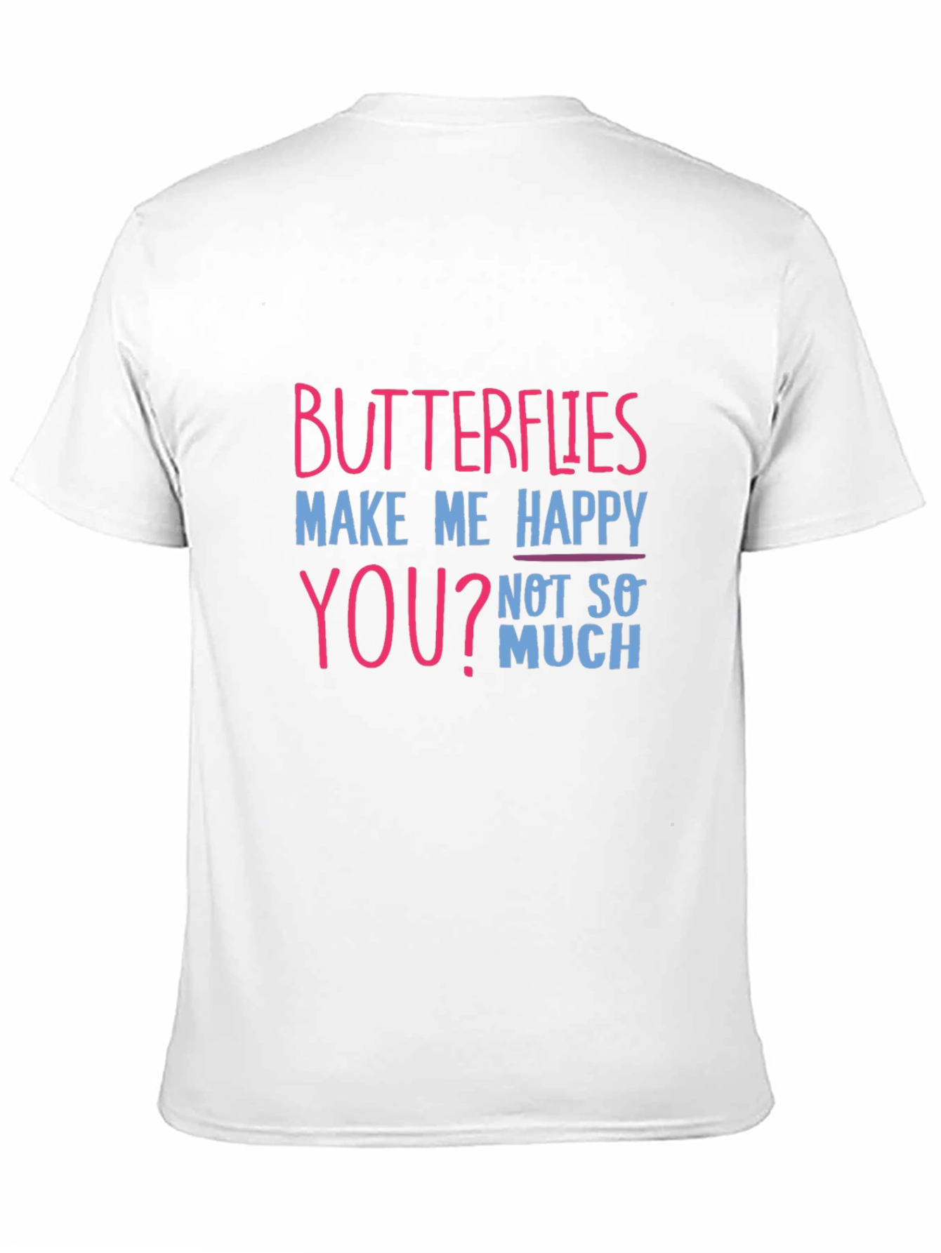 Black Butterflies Make Me Happy Tee view 11