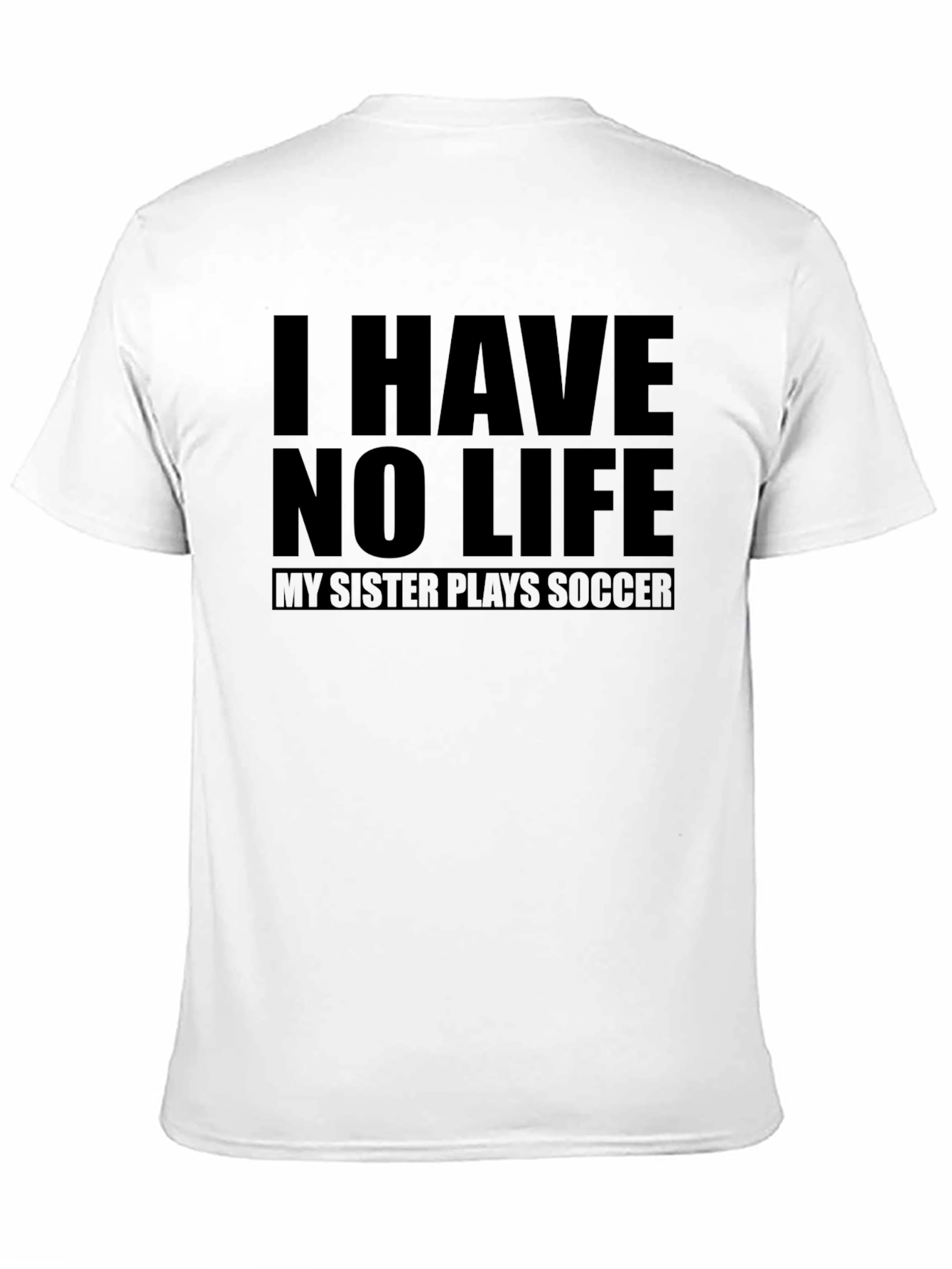 Black Humorous Soccer Fan T-Shirt view 11