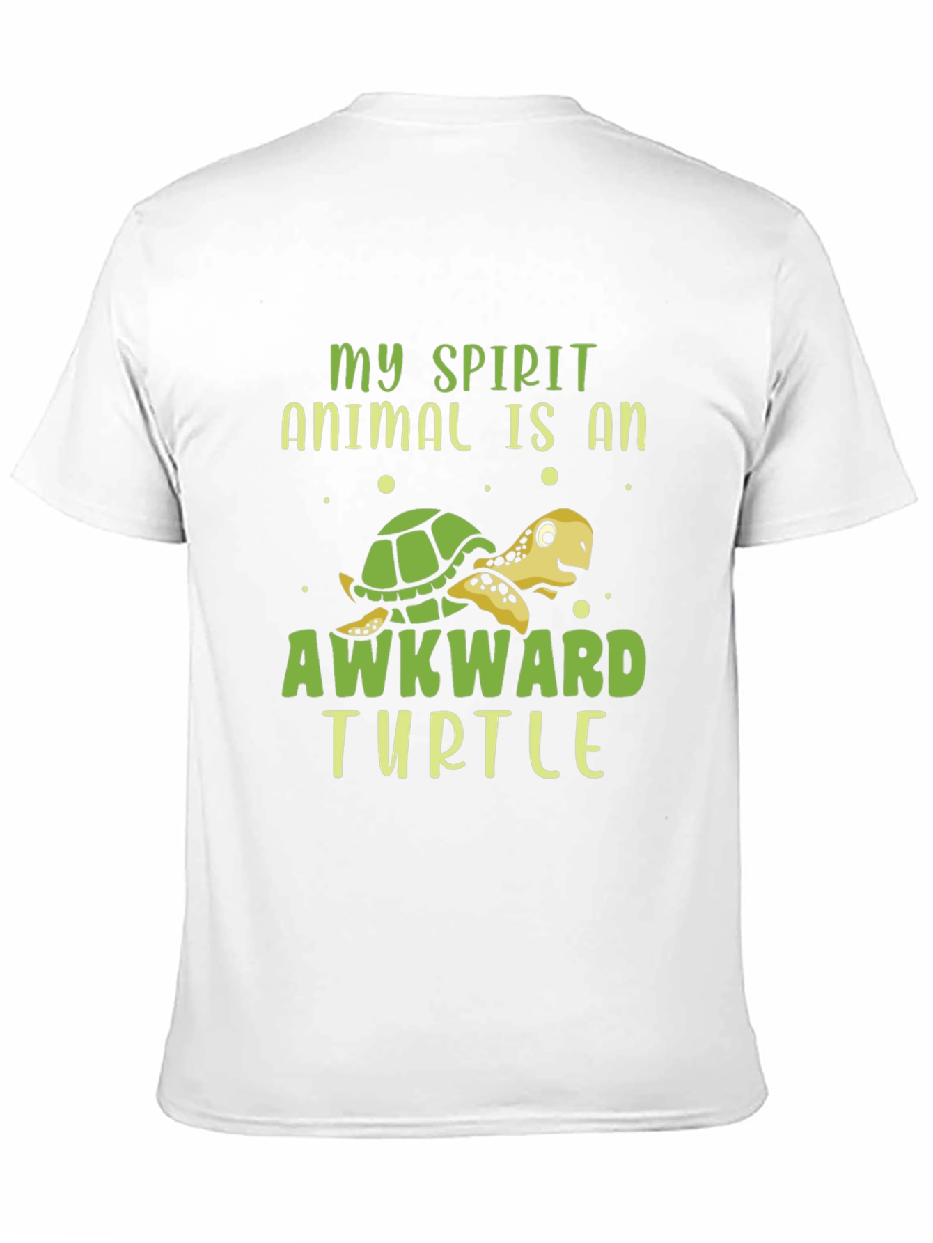 Black Awkward Turtle Graphic T-Shirt - Fun Animal Tee view 11