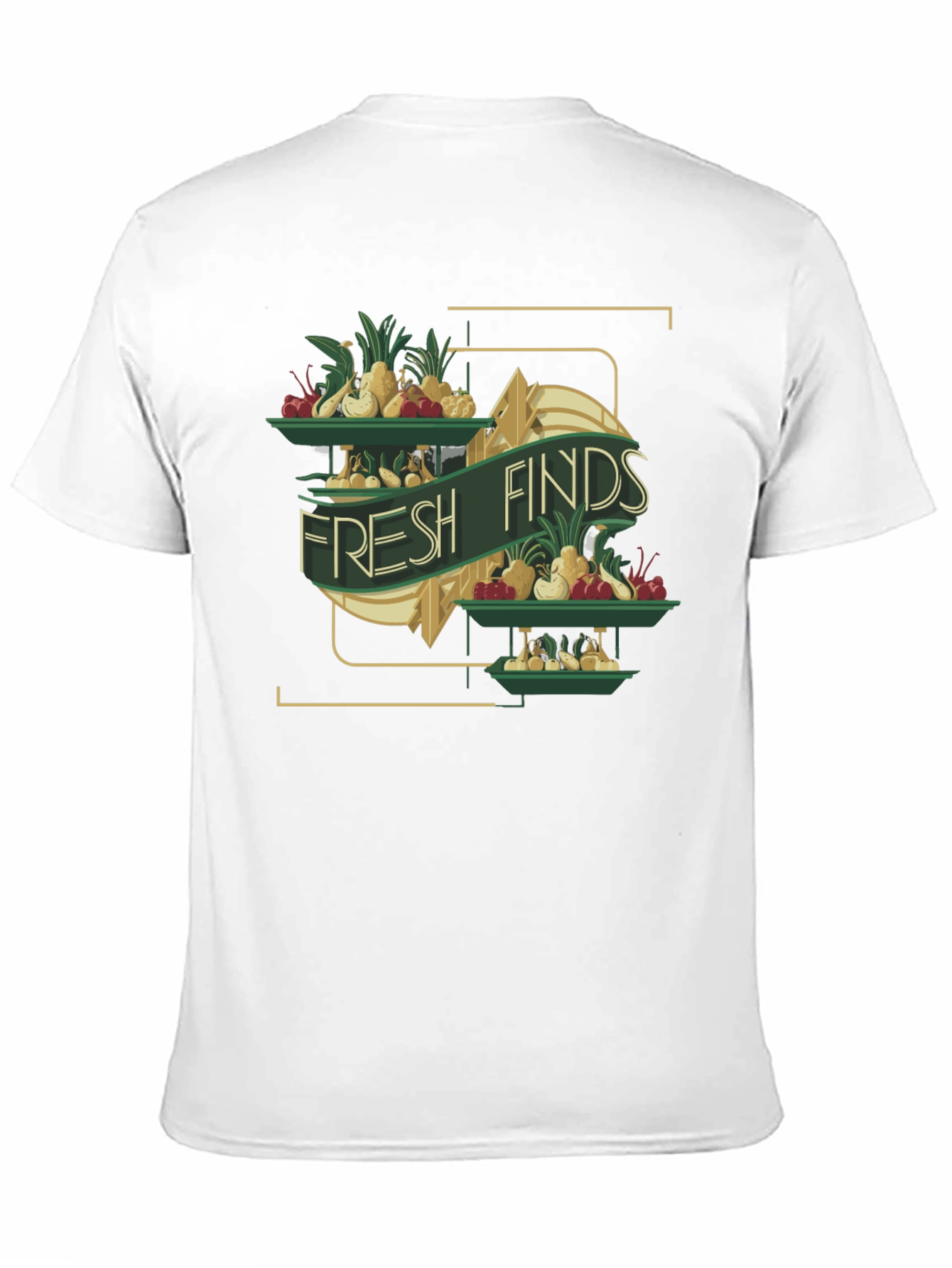 Black Fresh Finds Graphic Tee - Black Cotton T-Shirt view 11