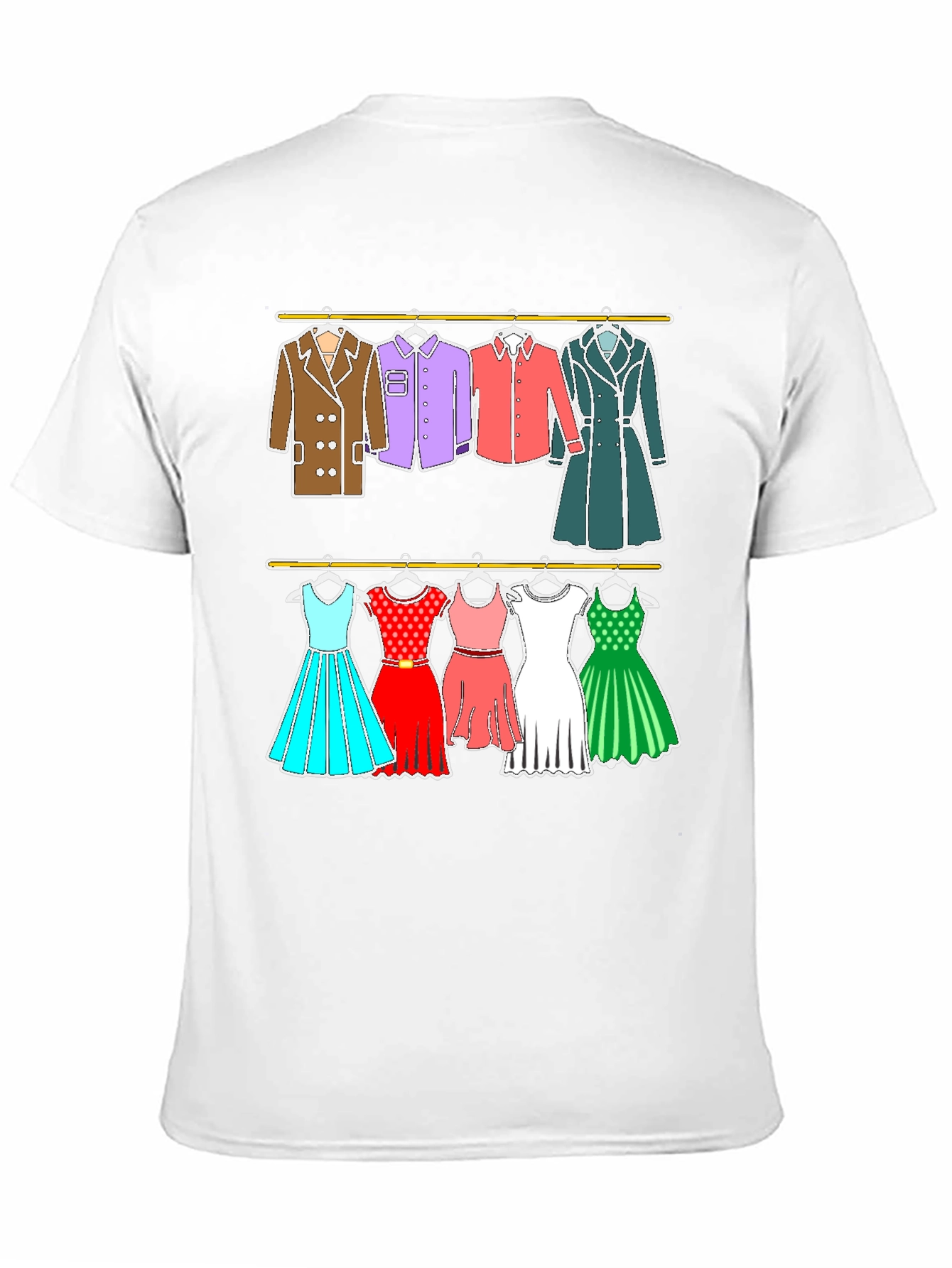 Black Clothes Rack T-Shirt view 11