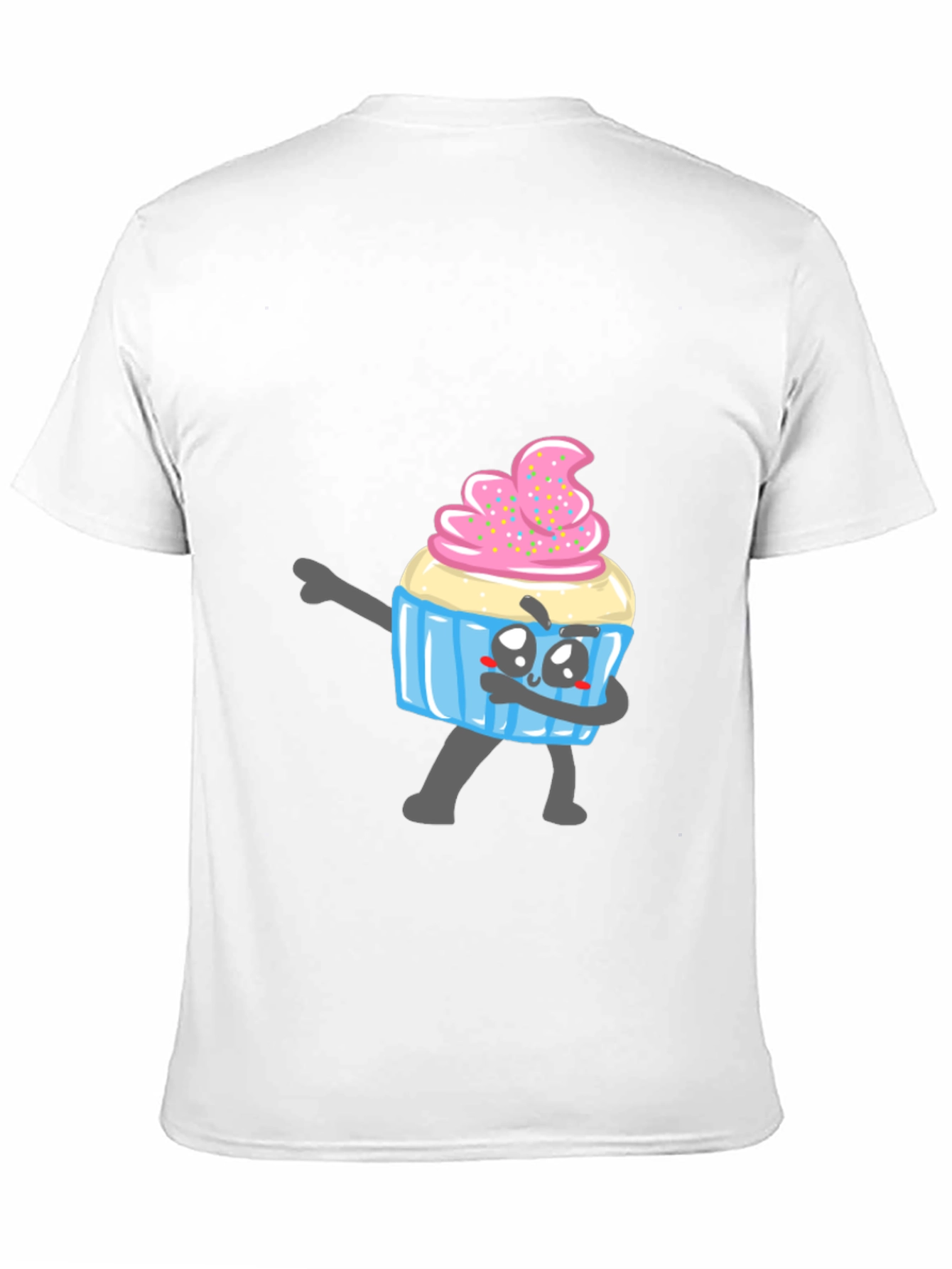 Black Cupcake Dabbing T-Shirt - Novelty Graphic Tee view 11