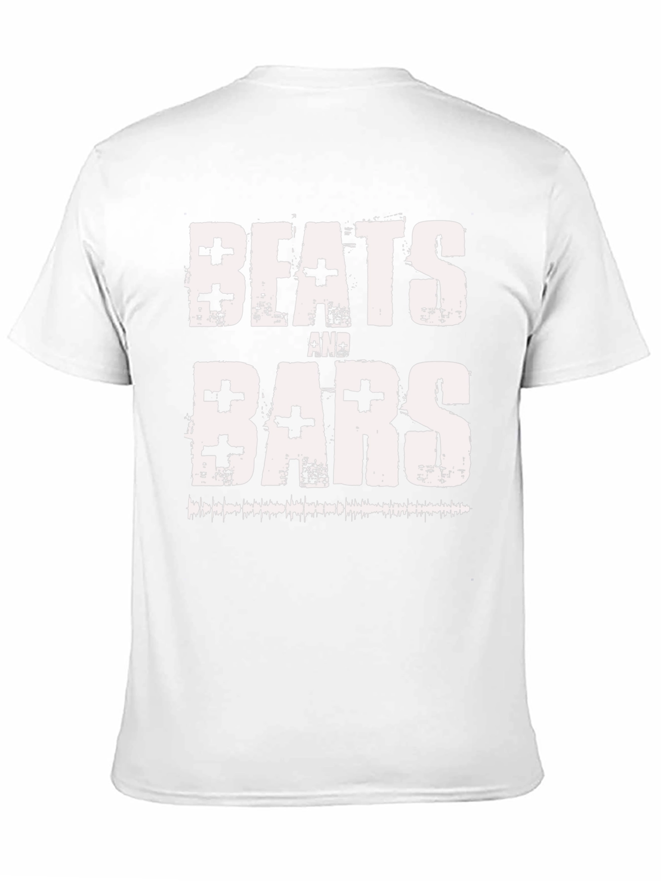 Black Beats and Bars Graphic Tee - Cool Music Lover T-Shirt view 11