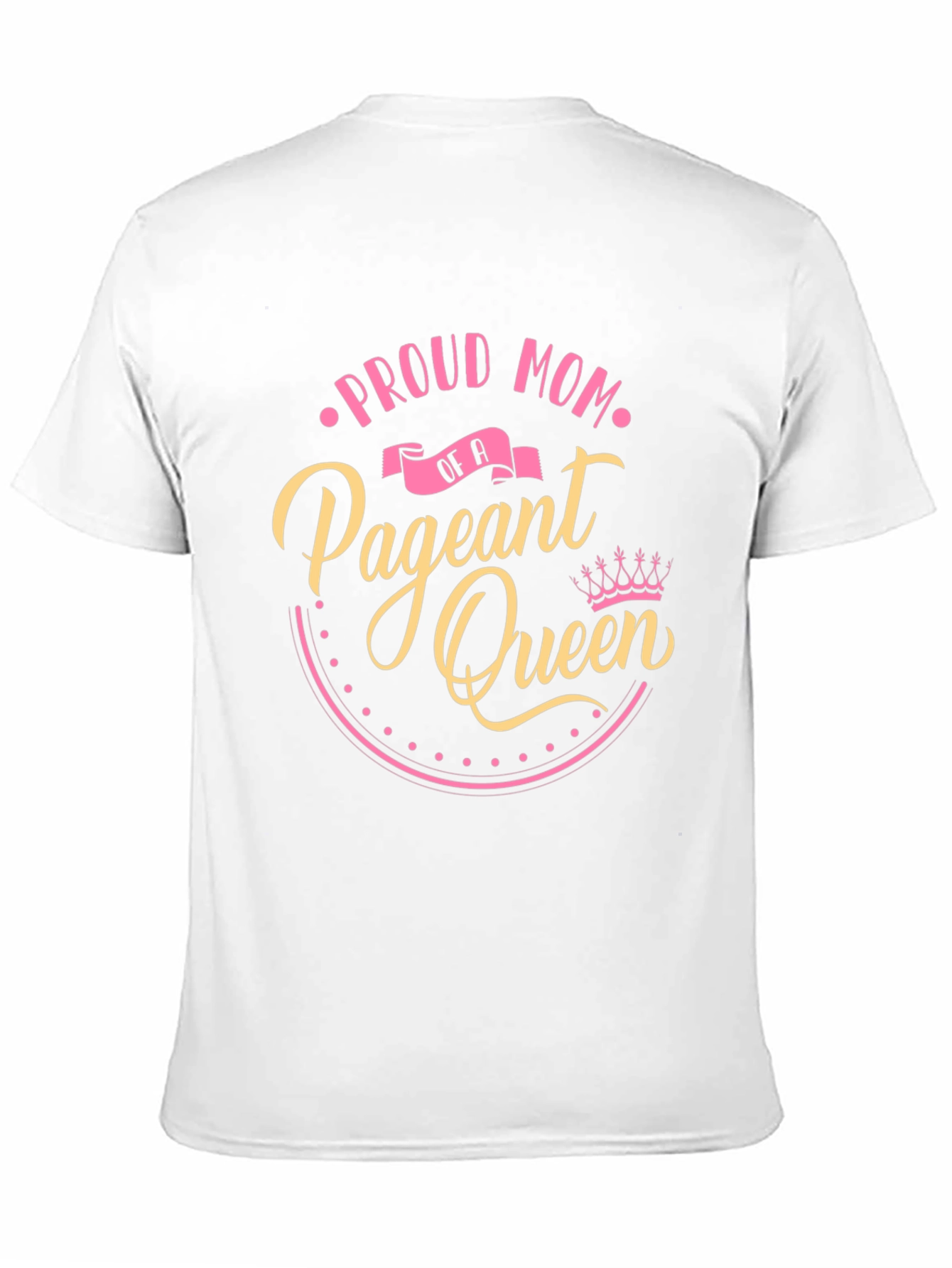 Black Proud Mom of a Pageant Queen Black T-Shirt view 11