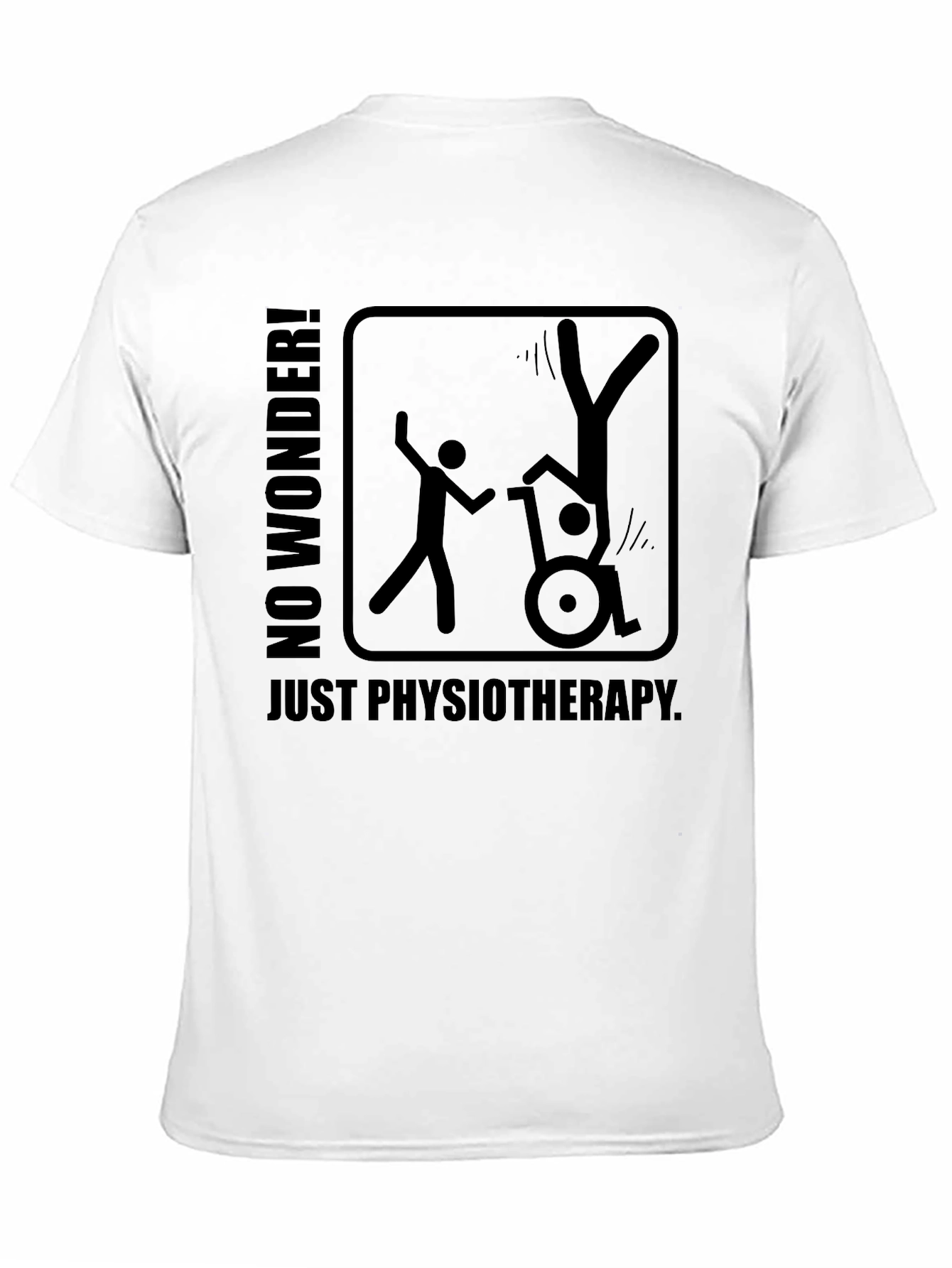 Black Physiotherapy Humor T-Shirt - Funny Graphic Tee view 11