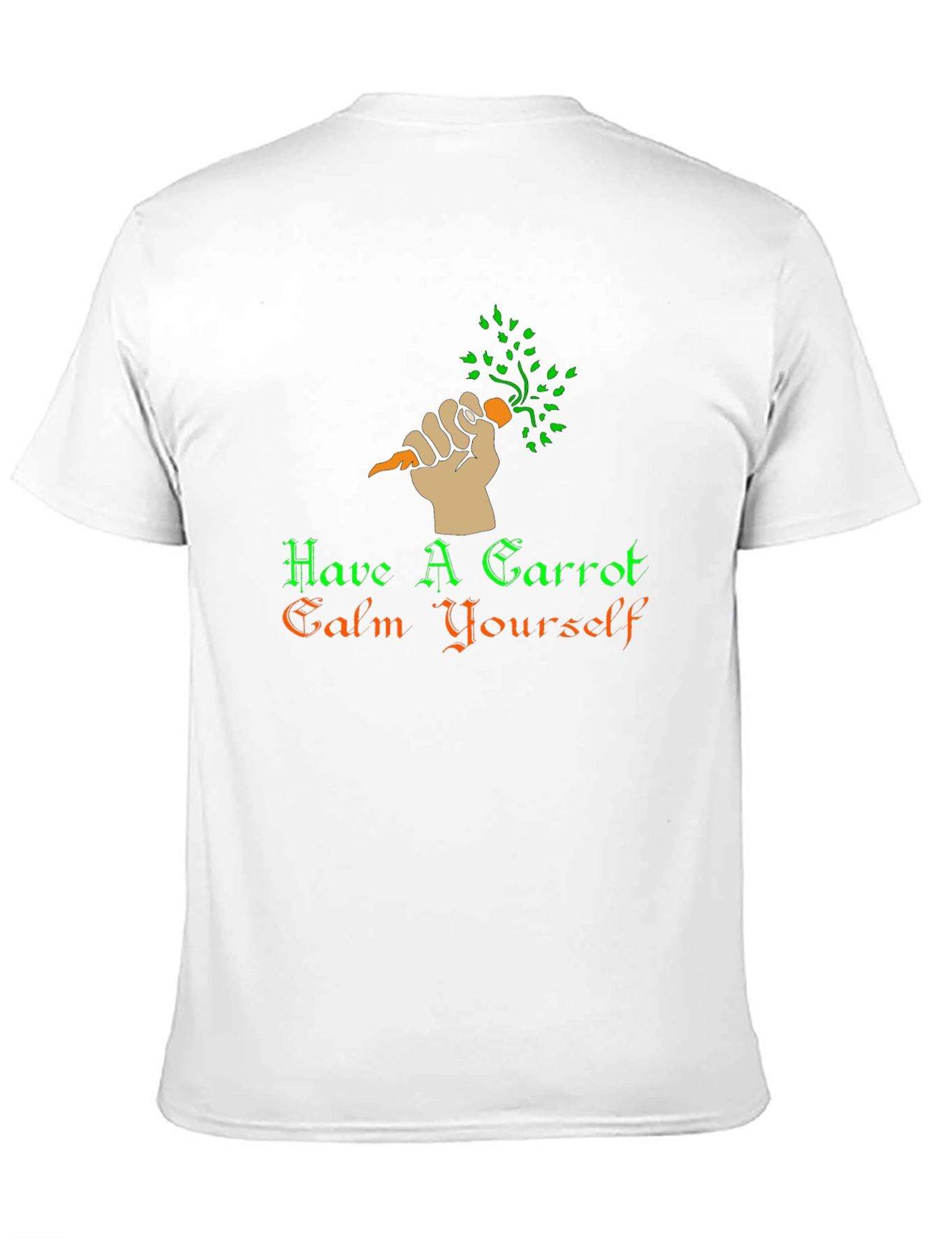 Black Have A Carrot Calm Yourself T-Shirt view 11
