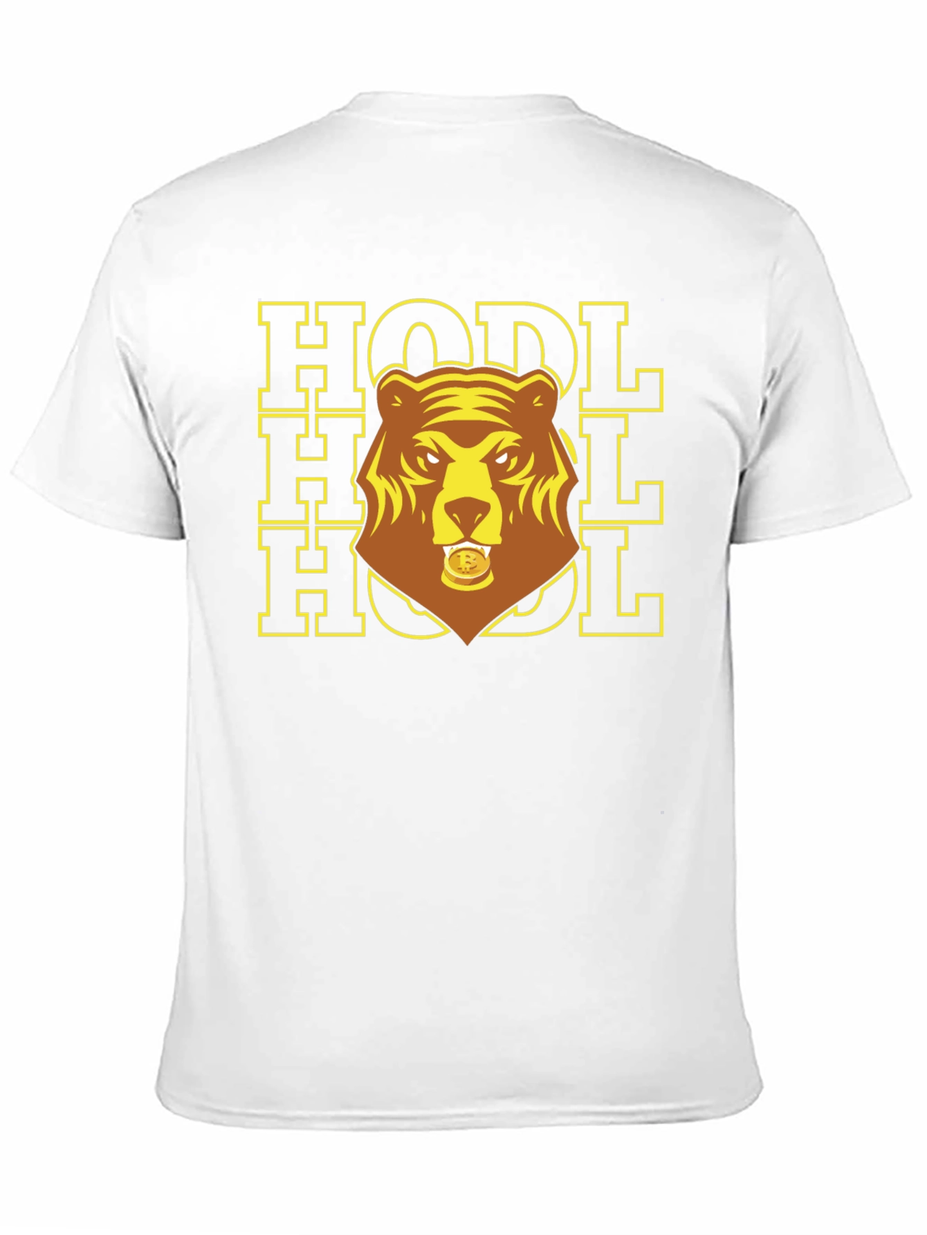 Black HODL Crypto Bear T-Shirt view 11