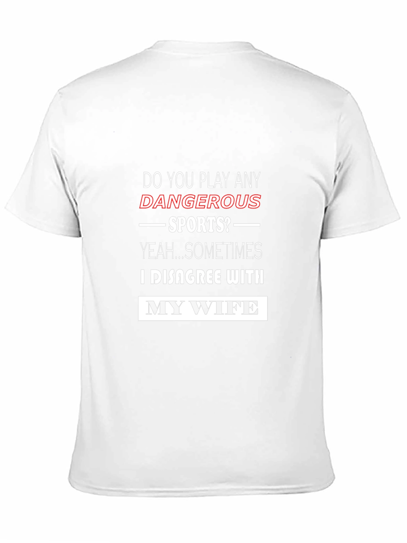 Black Humorous "Dangerous Sports" Graphic Tee view 11
