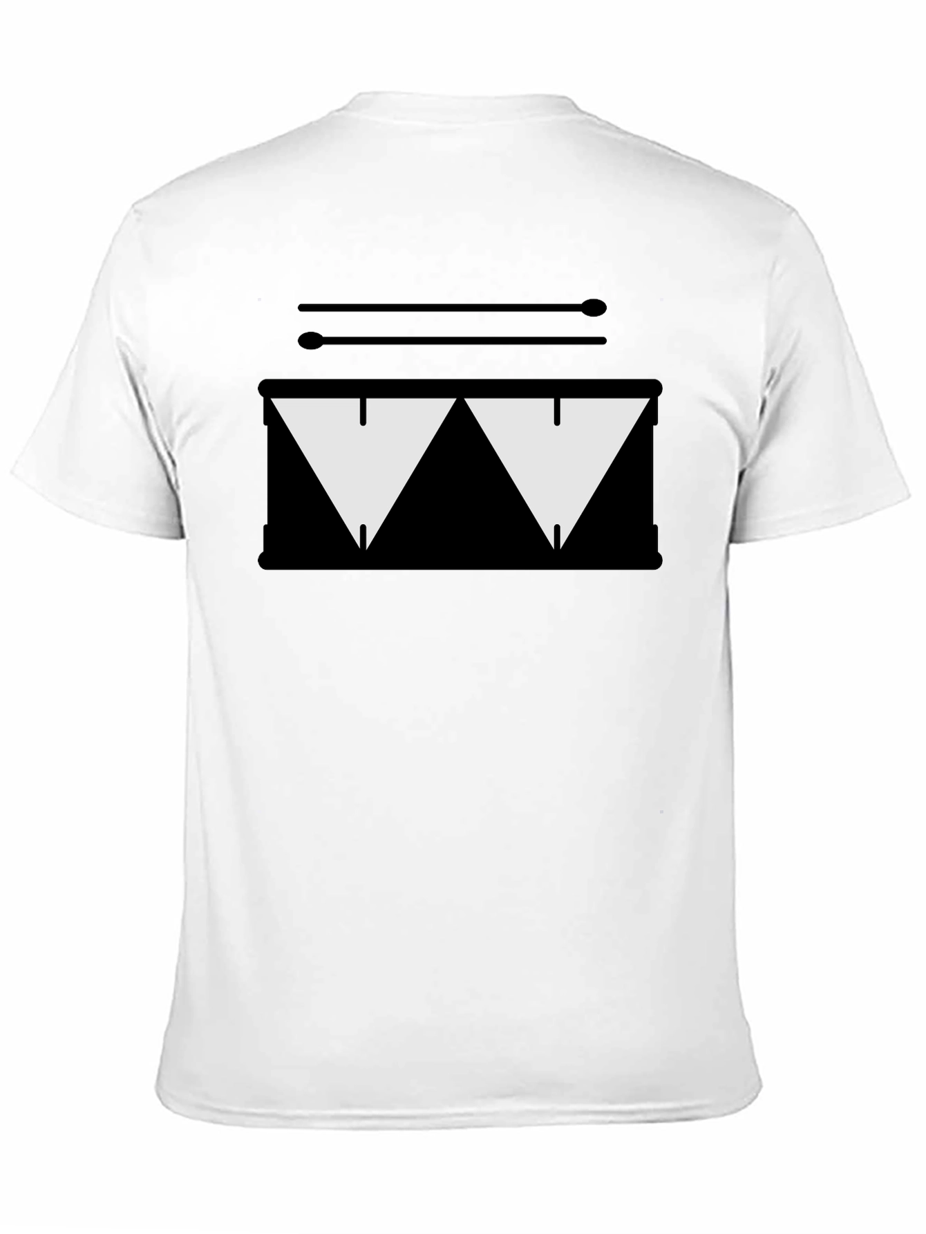 Black Drum Kit Graphic Tee - Black T-Shirt view 11