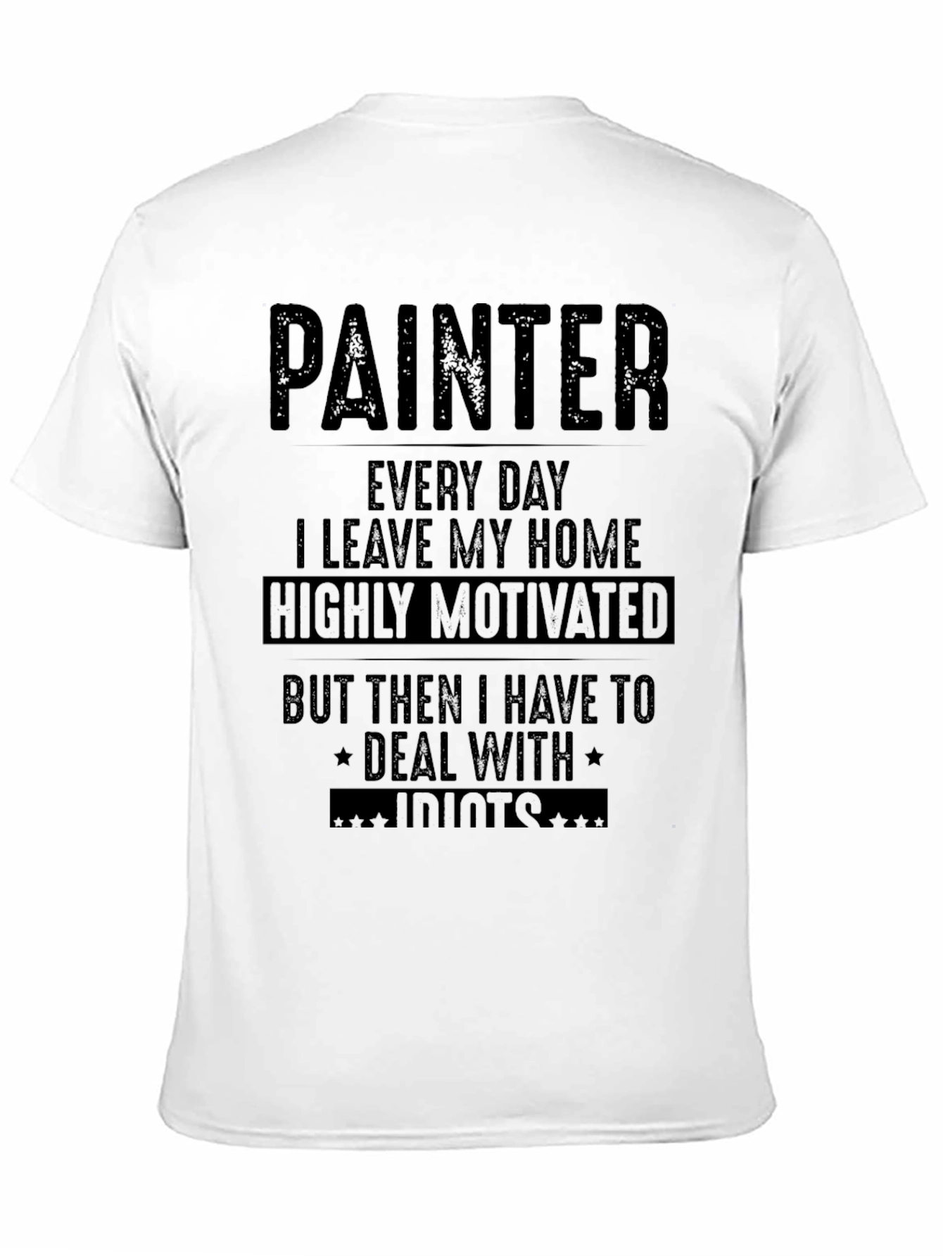 Painter Humorous Graphic T-Shirt - 11