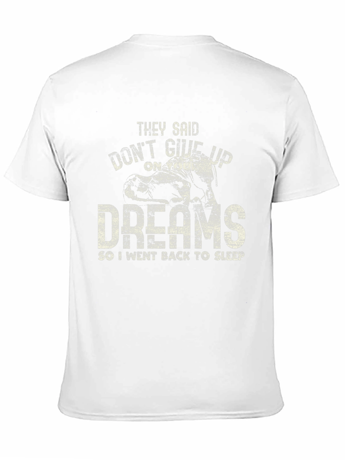 Black Funny Dreams Sleep T-Shirt view 11