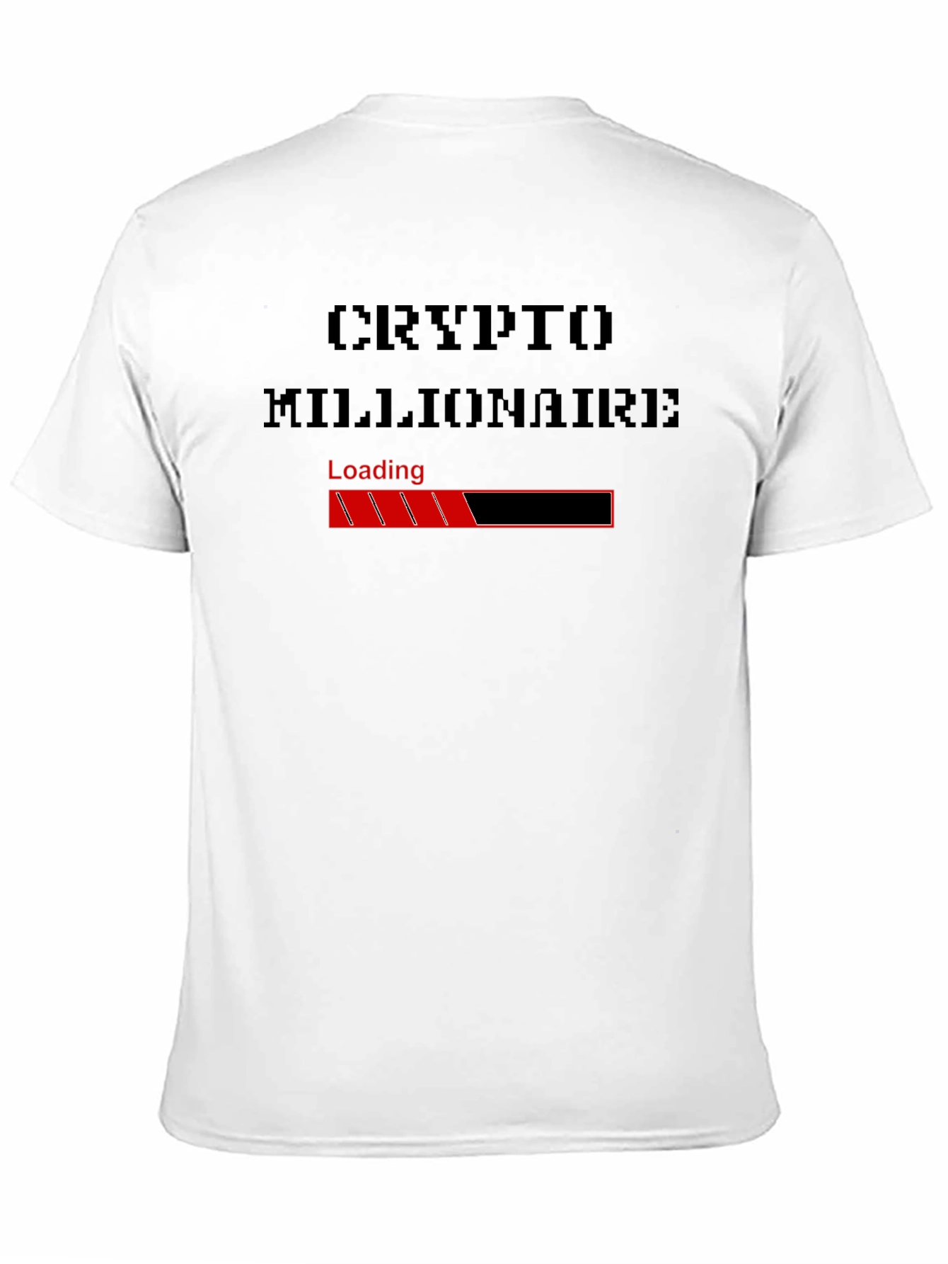 Black Crypto Millionaire Loading T-Shirt - Black view 11