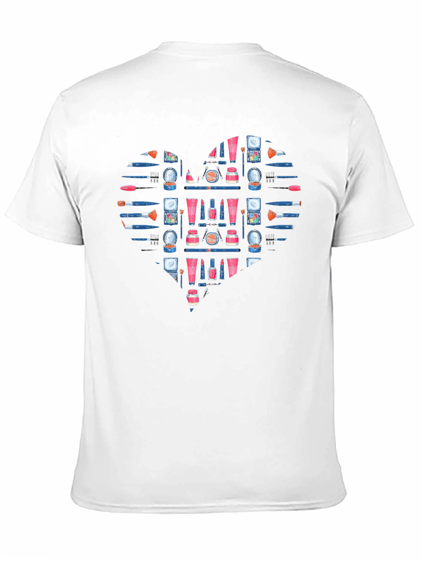 Black Makeup Heart Graphic Tee - Stylish Casual Wear view 11