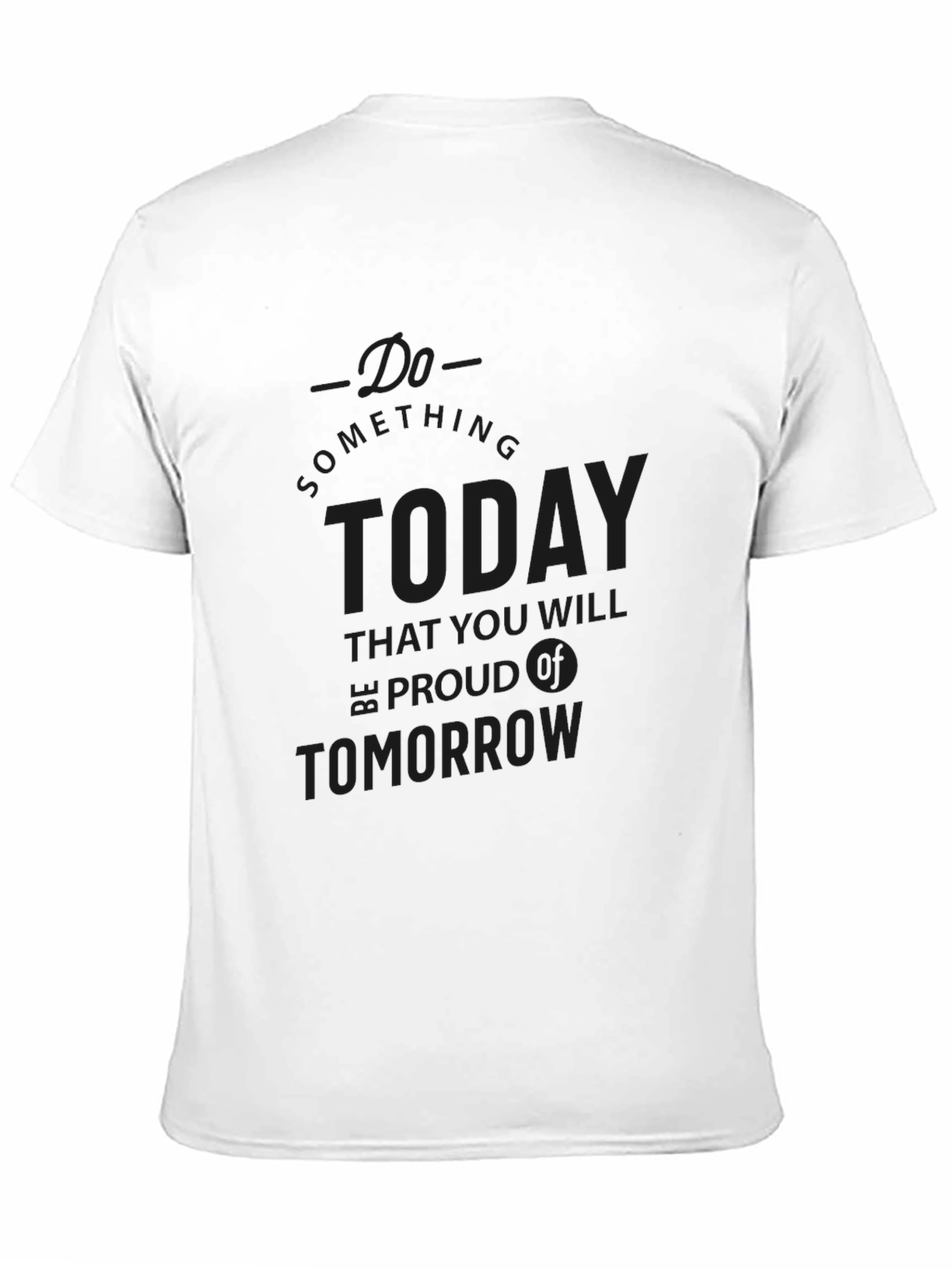 Black Motivational Black Graphic T-Shirt view 11