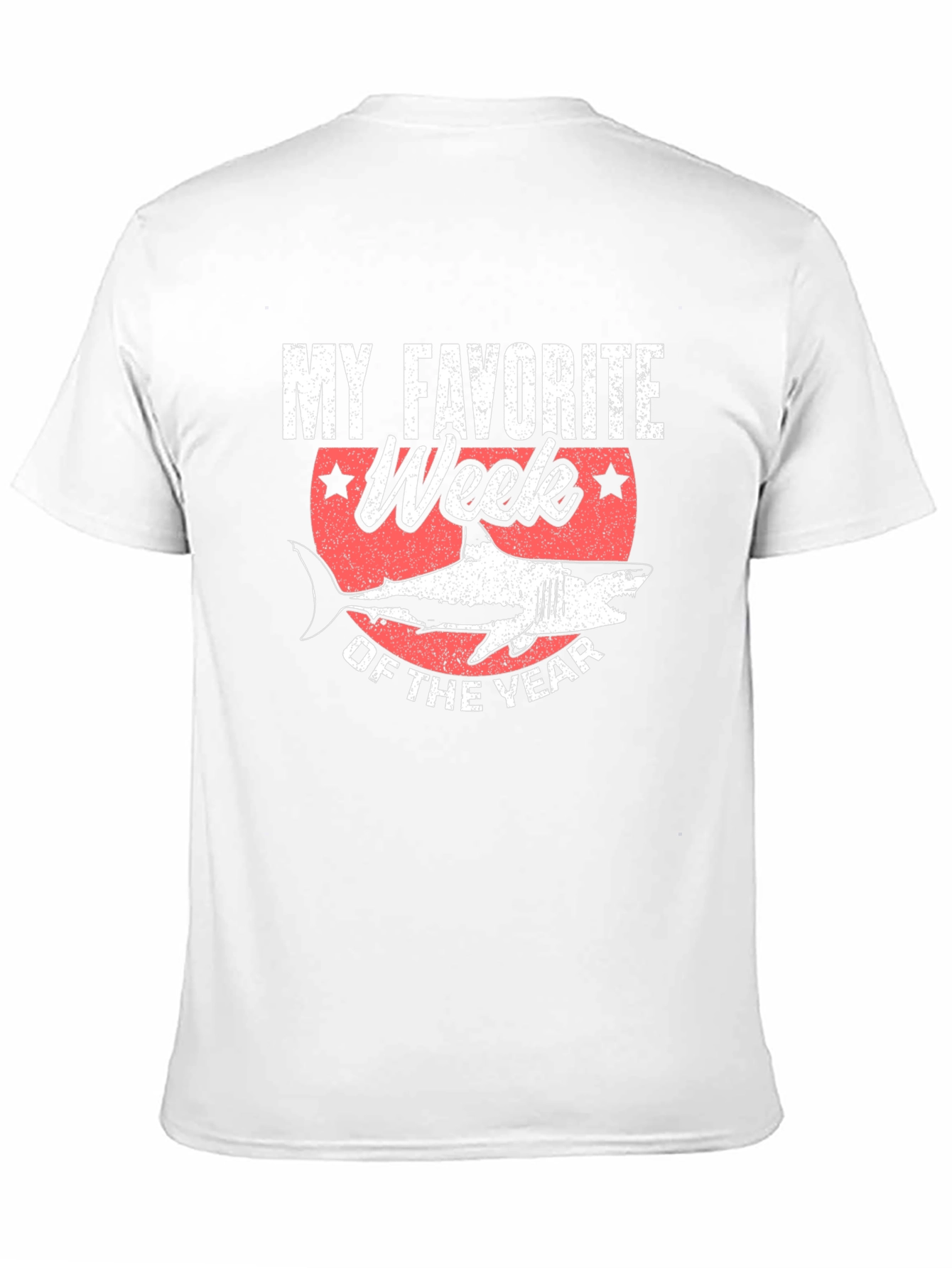 Black My Favorite Week of The Year Shark T-Shirt view 11