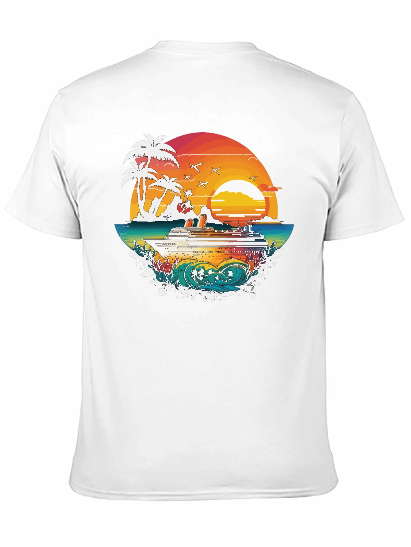 Tropical Cruise Graphic Tee - Island Vibes - 11