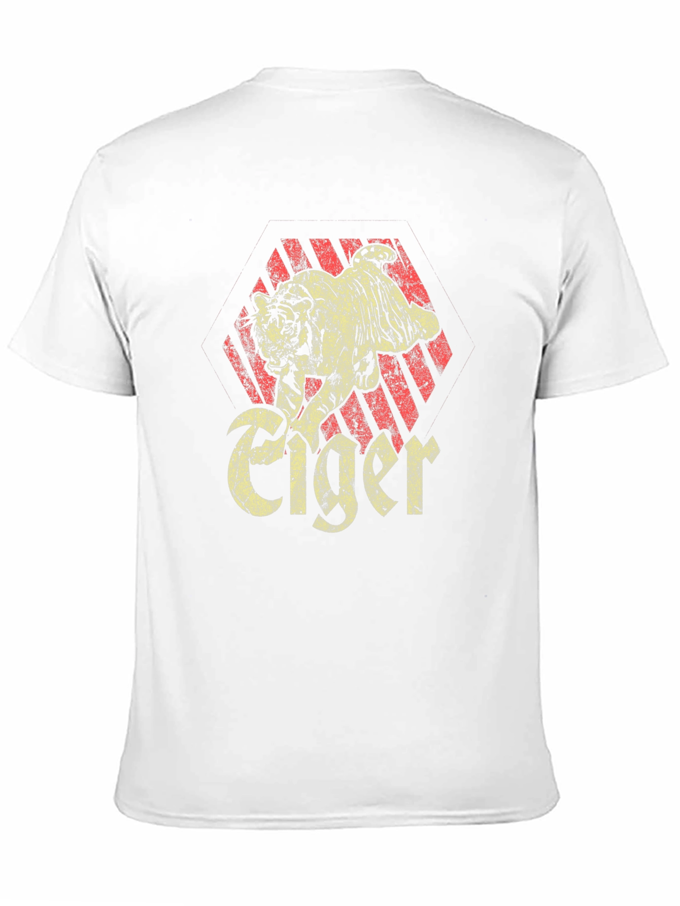 Black Vintage Tiger Graphic Tee - Classic Design view 11