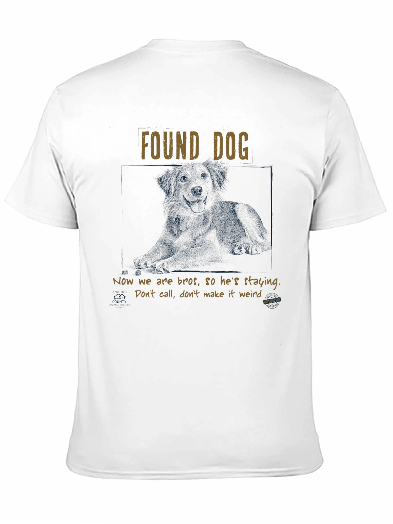 Black Found Dog Novelty Graphic Tee view 11