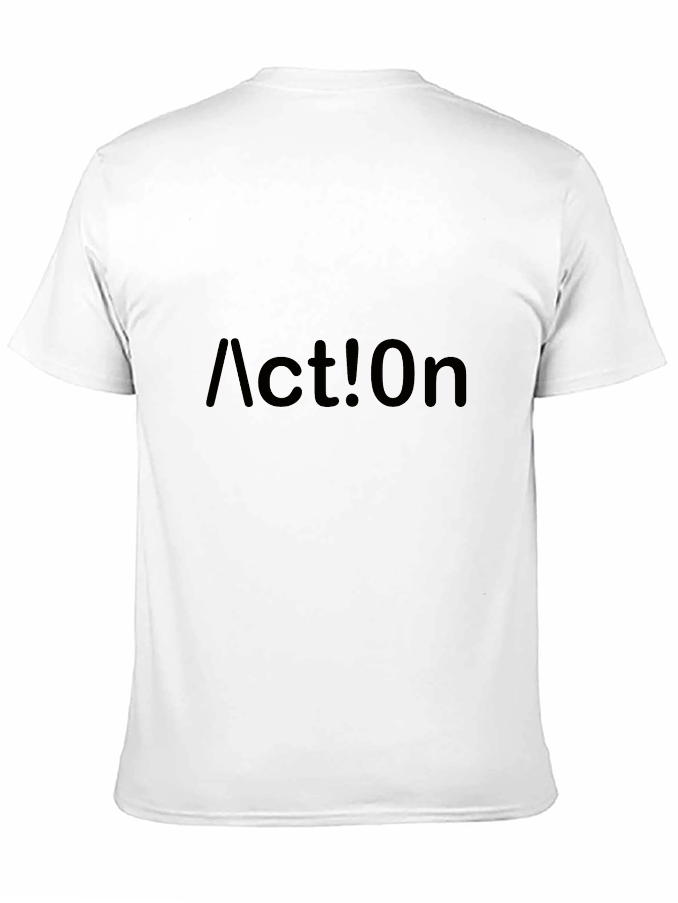 Black Action T-Shirt - Stylish & Comfortable Black Tee view 11