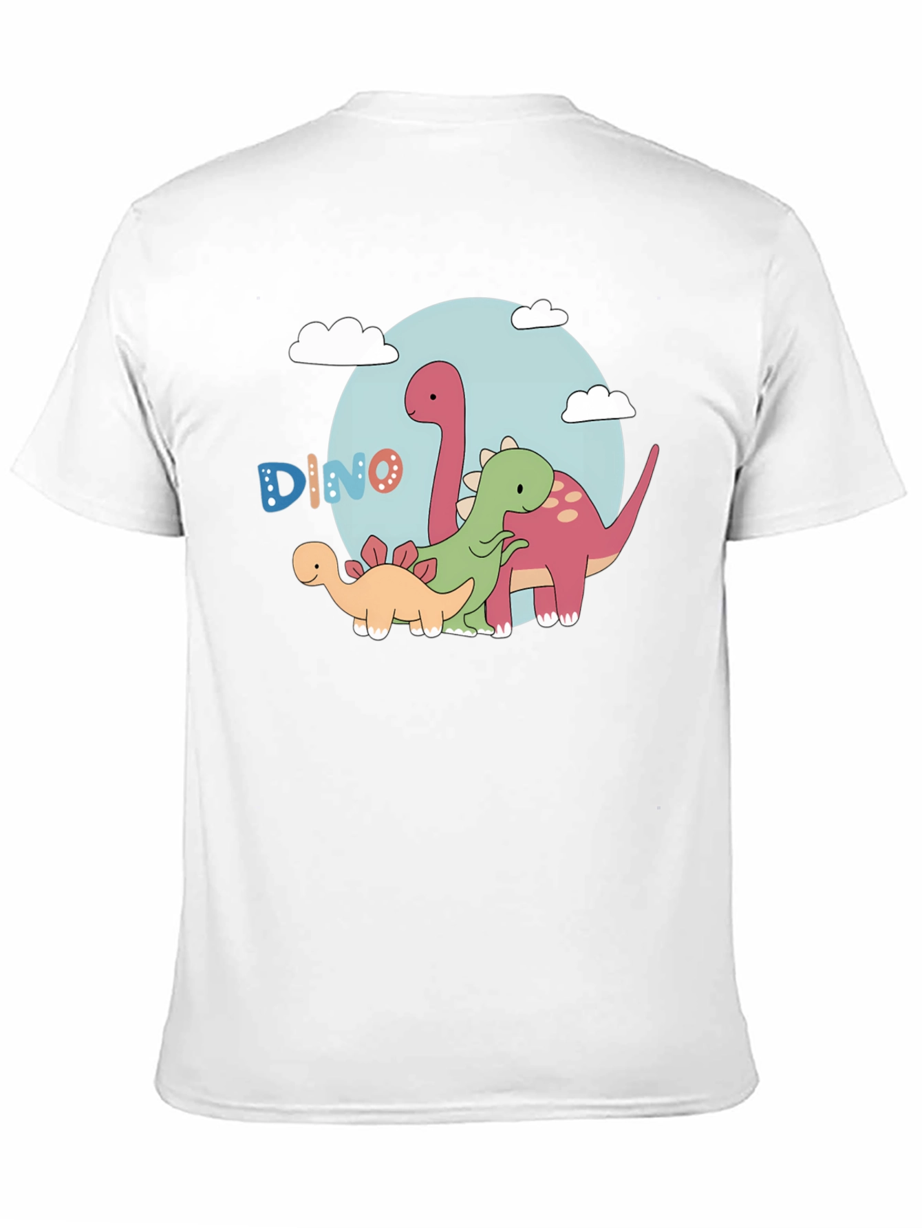 Black Dino T-Shirt - Cartoon Dinosaur Graphic Tee view 11