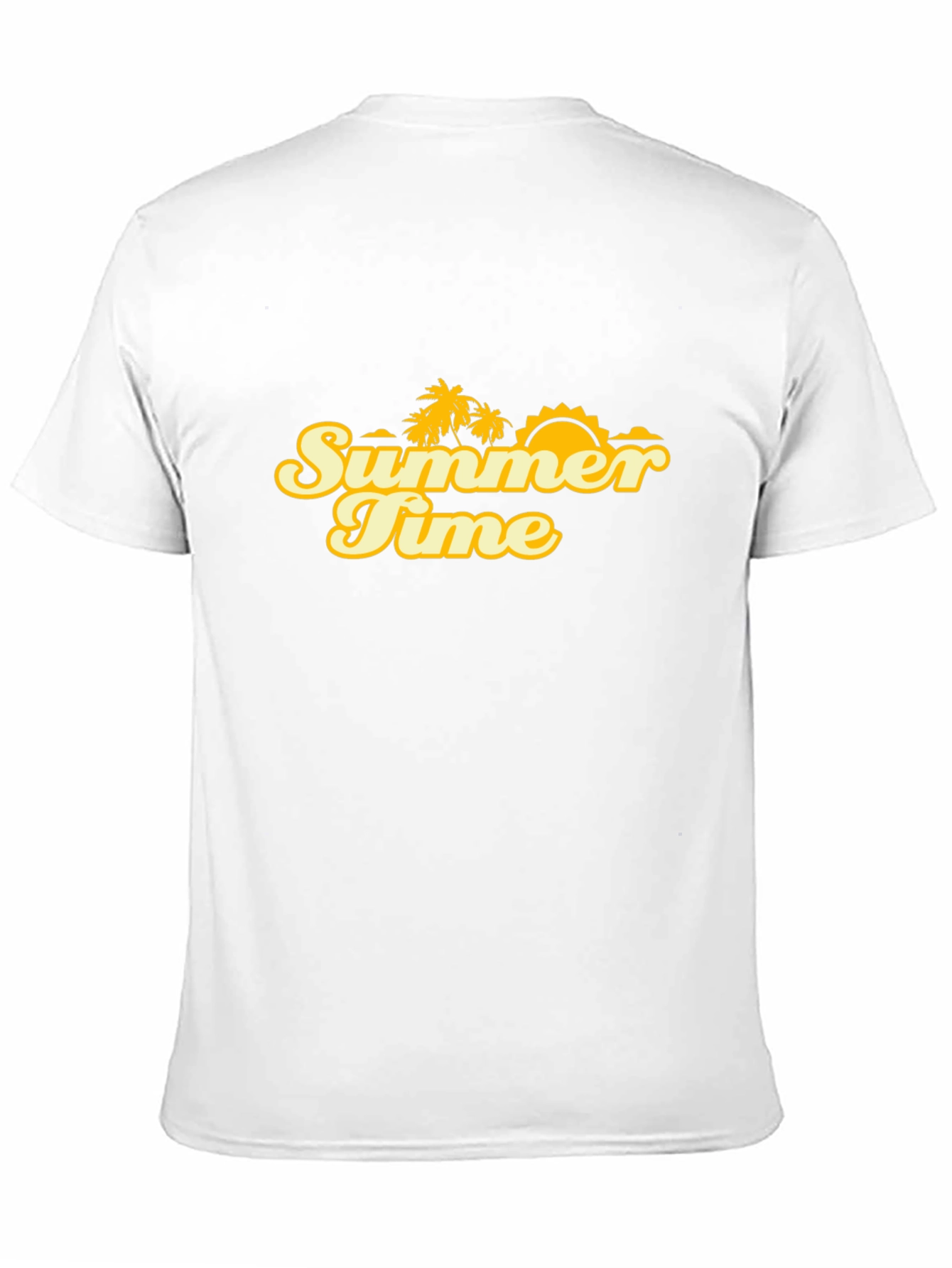 Black Summer Time Graphic Tee - Black Cotton Blend view 11