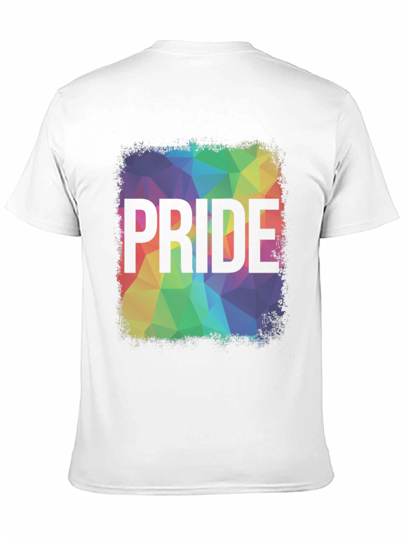 Black Pride Rainbow Graphic Tee - Men's Black T-Shirt view 11