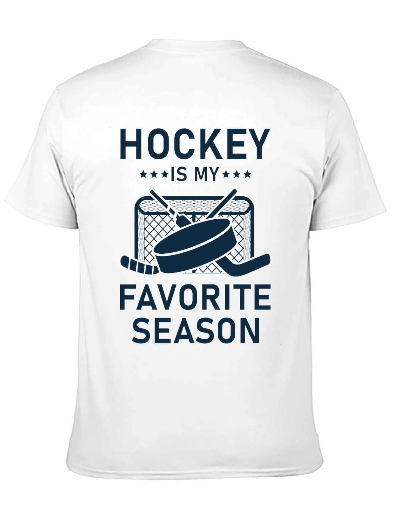Black Hockey Is My Favorite Season T-Shirt view 11
