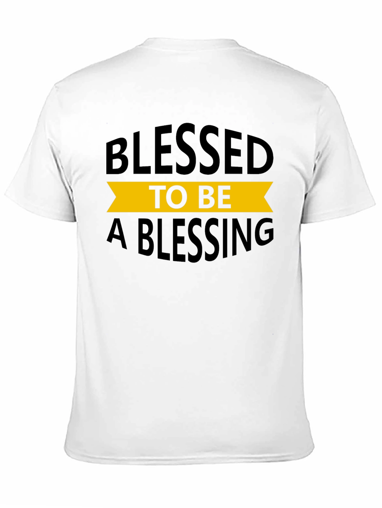 Black Blessed to Be a Blessing Black T-Shirt view 11