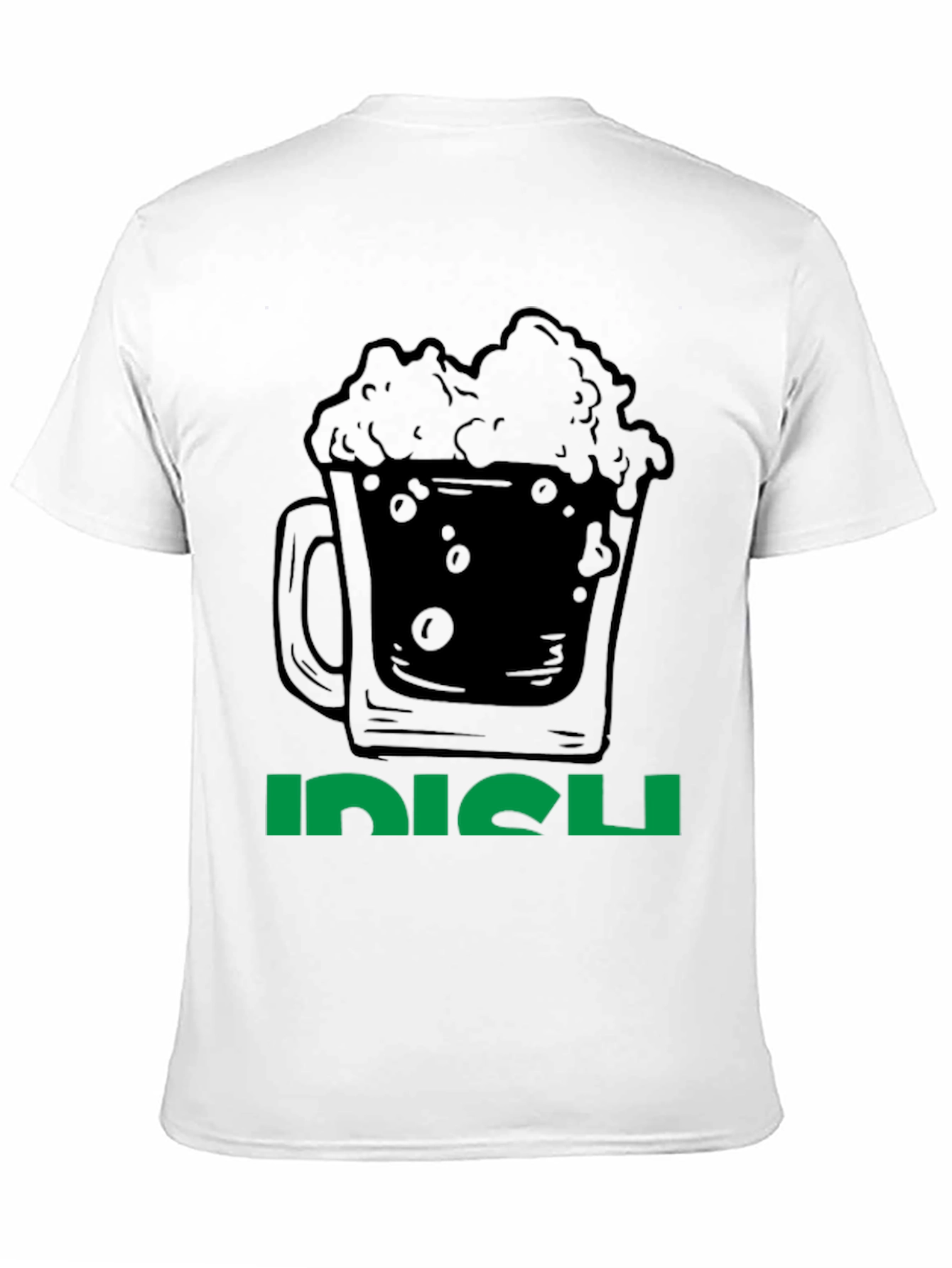 Black Irish Beer Mug Graphic Tee - St. Patrick's Day T-Shirt view 11