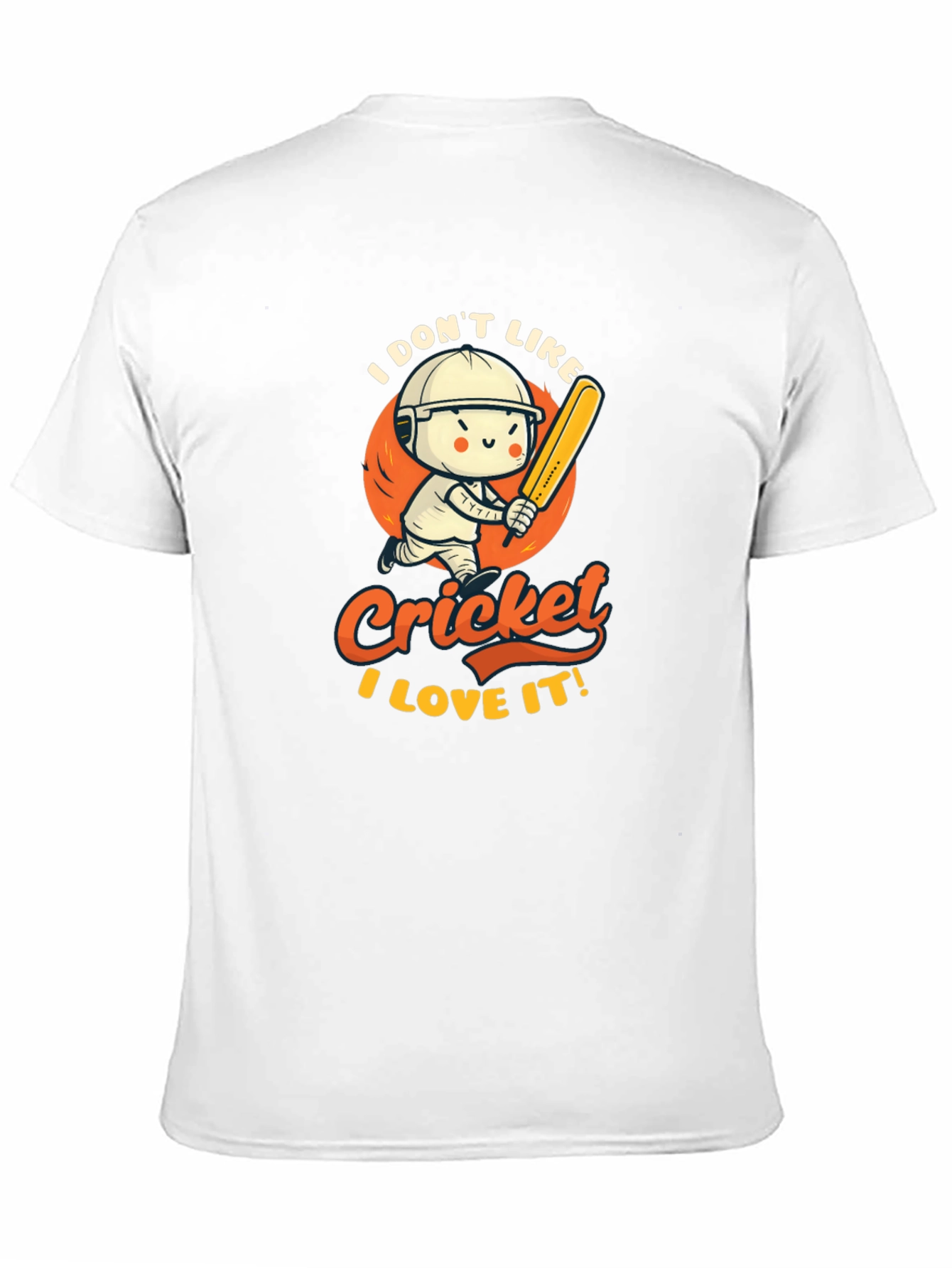 Black Cricket Lover Graphic T-Shirt - Sporty & Fun view 11