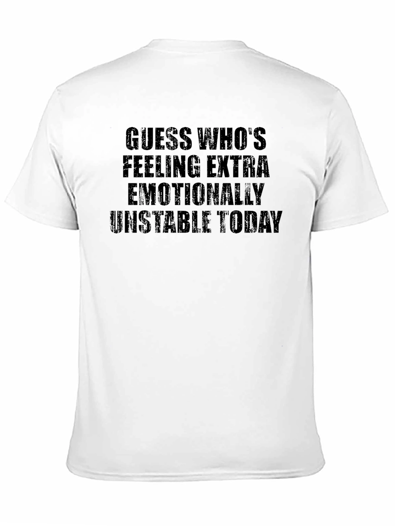 Black Emotionally Unstable T-Shirt view 11