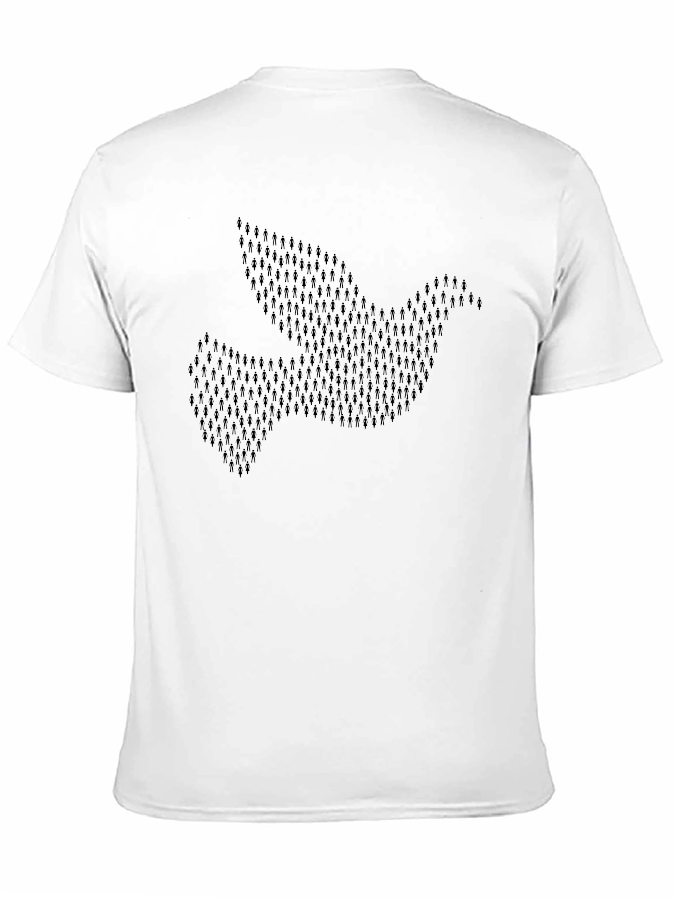 Black Dove Silhouette Graphic Tee - Black view 11