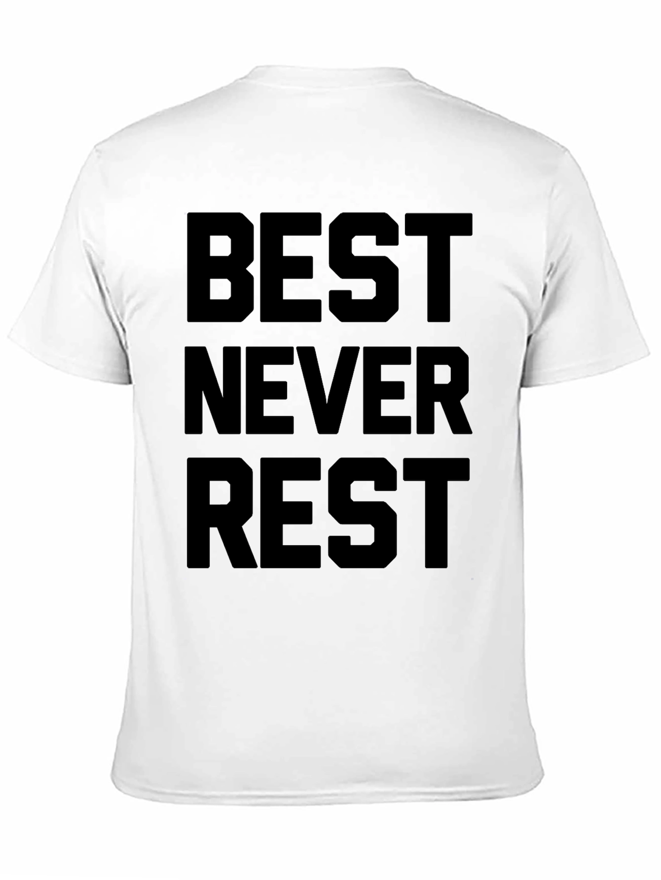 Black Best Never Rest Graphic Tee view 11