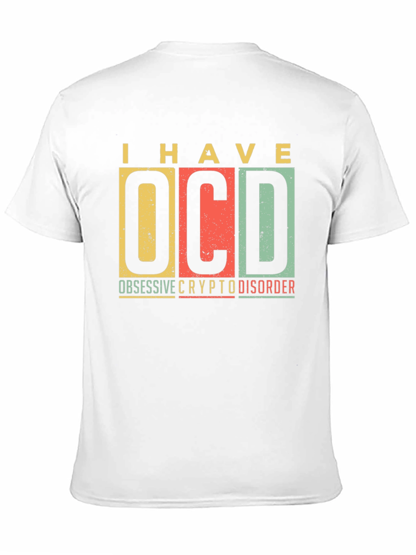 Black OCD Crypto Disorder Graphic Tee view 11