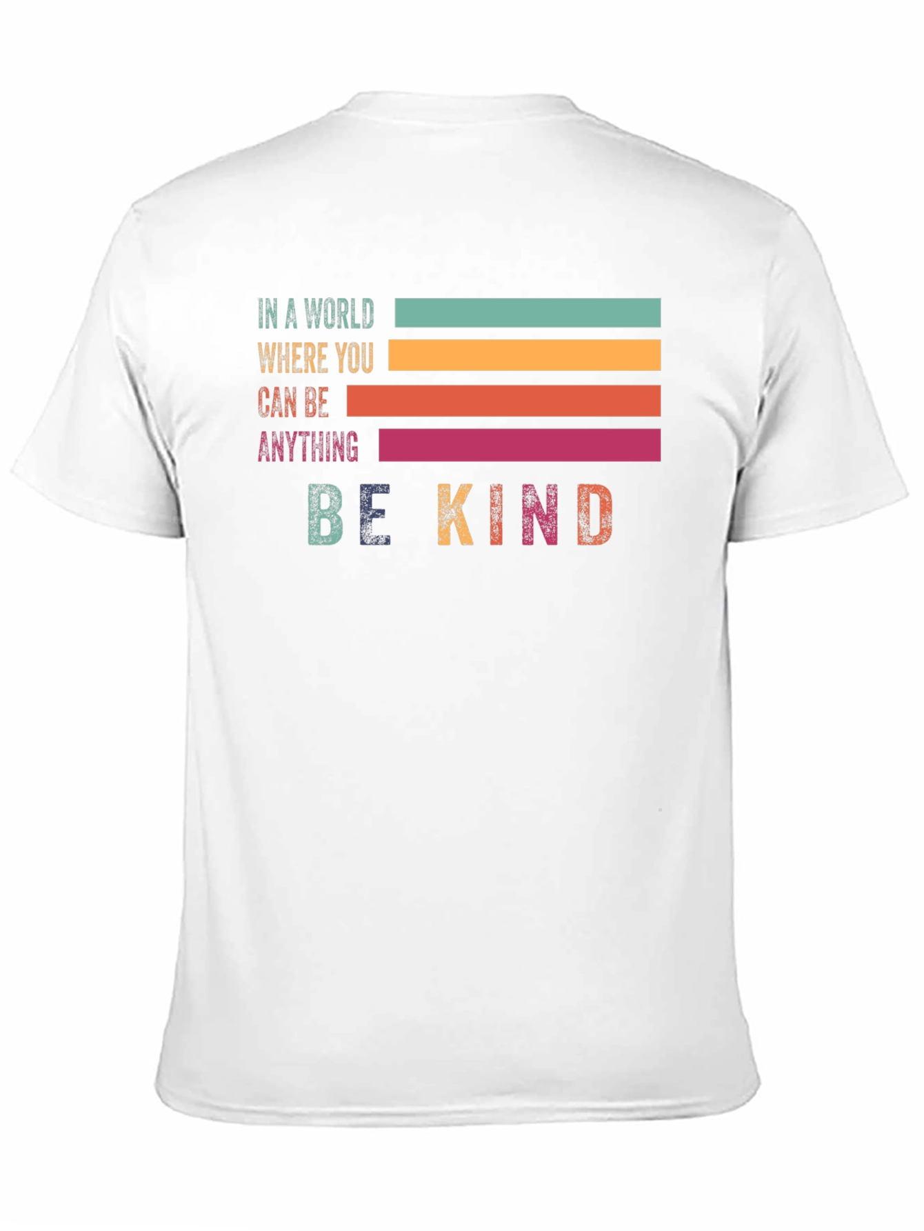 Be Kind Retro Graphic Tee - Positive Vibes Shirt - 11