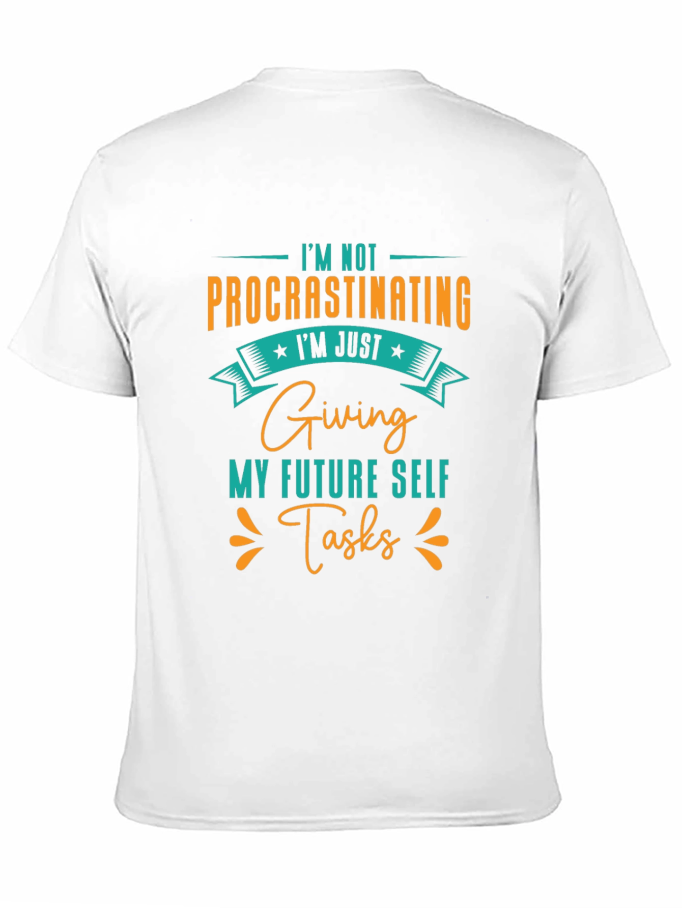 Black Procrastinating Graphic Tee - Funny Slogan T-Shirt view 11