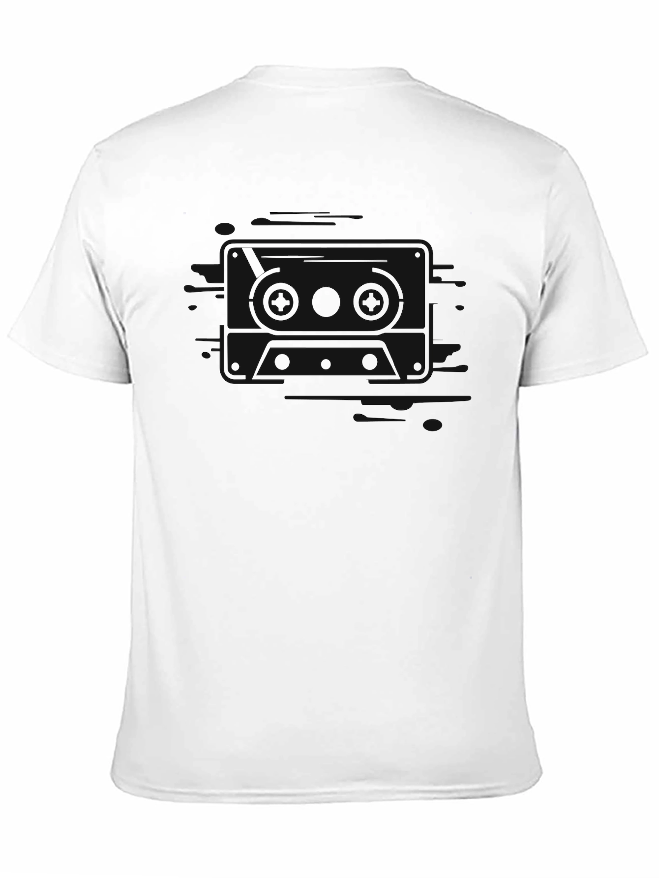 Black Classic Black Men's T-Shirt: Versatile Comfort view 11