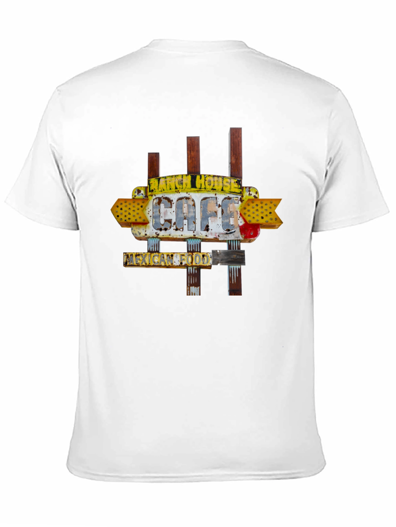 Vintage Ranch House Cafe T-Shirt - Mexican Food - 11