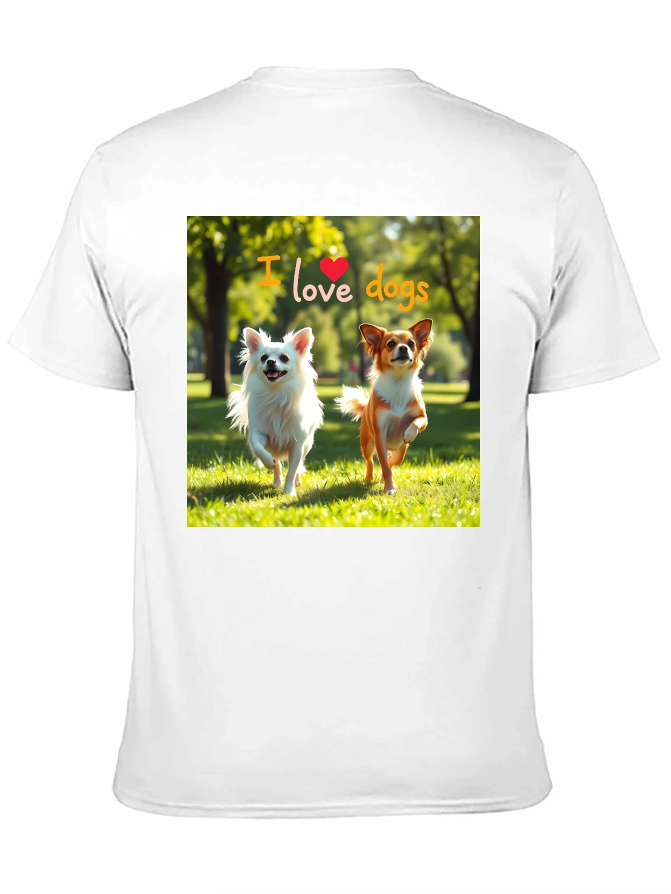 Black I Love Dogs Graphic Tee - Cute Pet Lover Shirt view 11