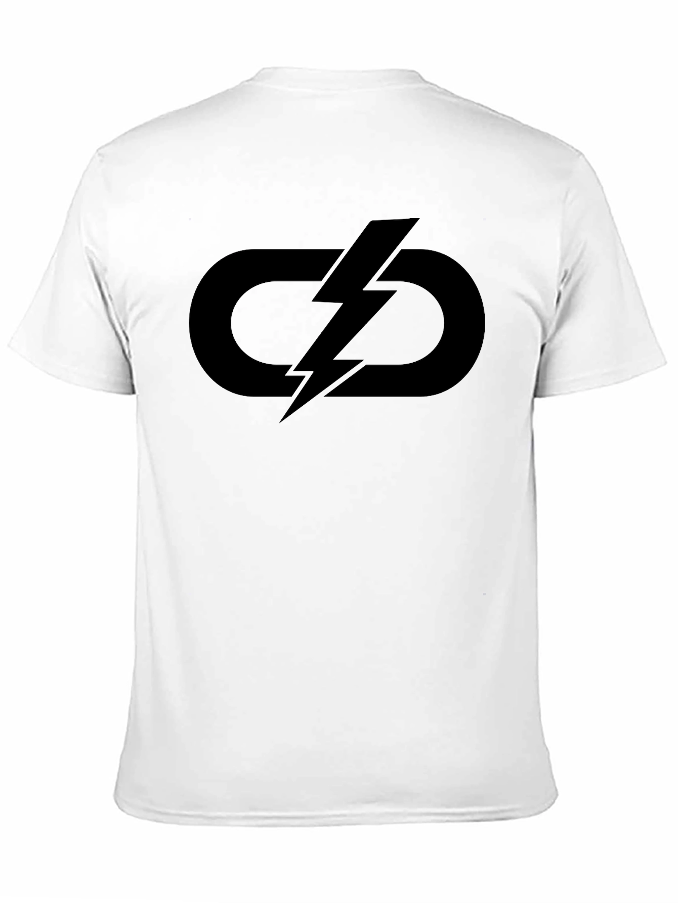 Black Black Lightning Logo Graphic T-Shirt view 11