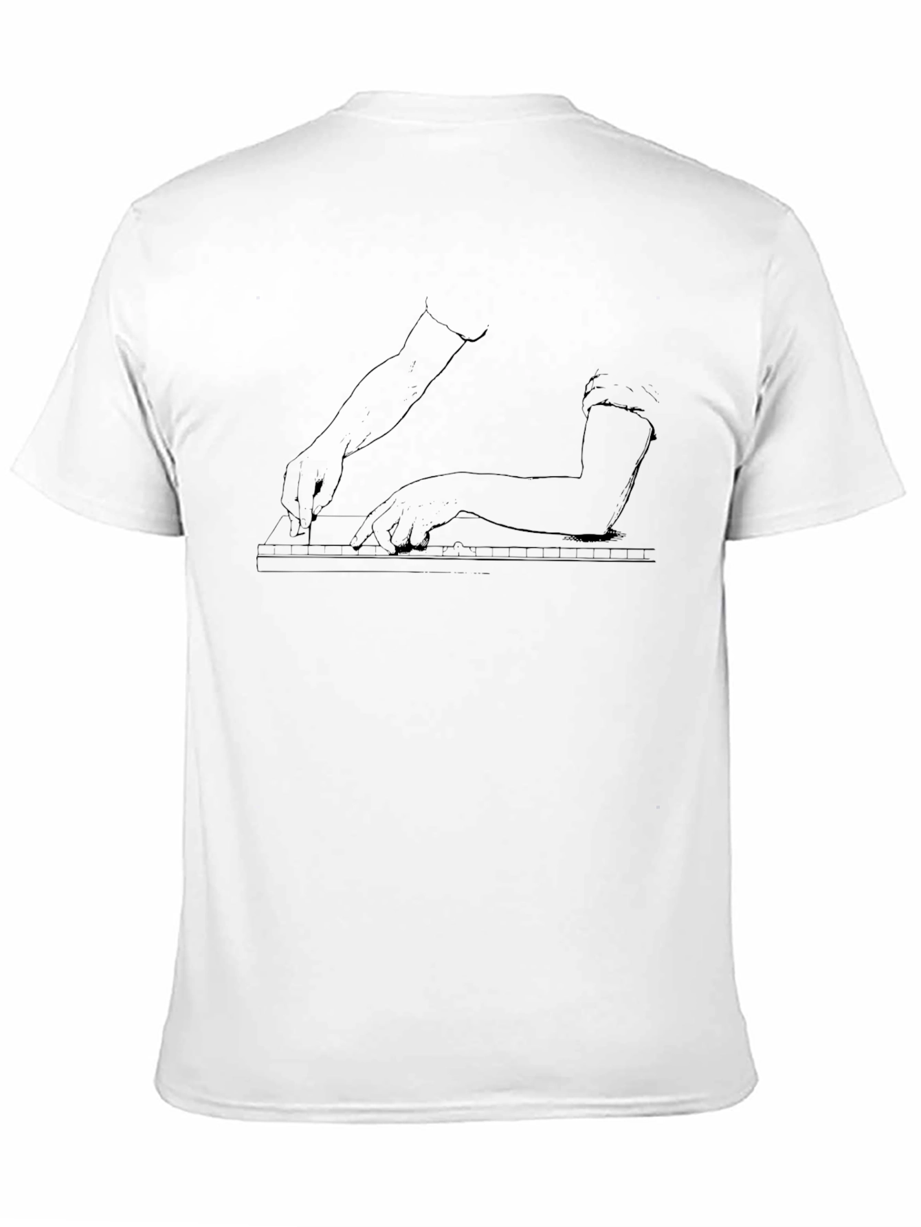 Black Piano Player Tee - Stylish Graphic T-Shirt view 11